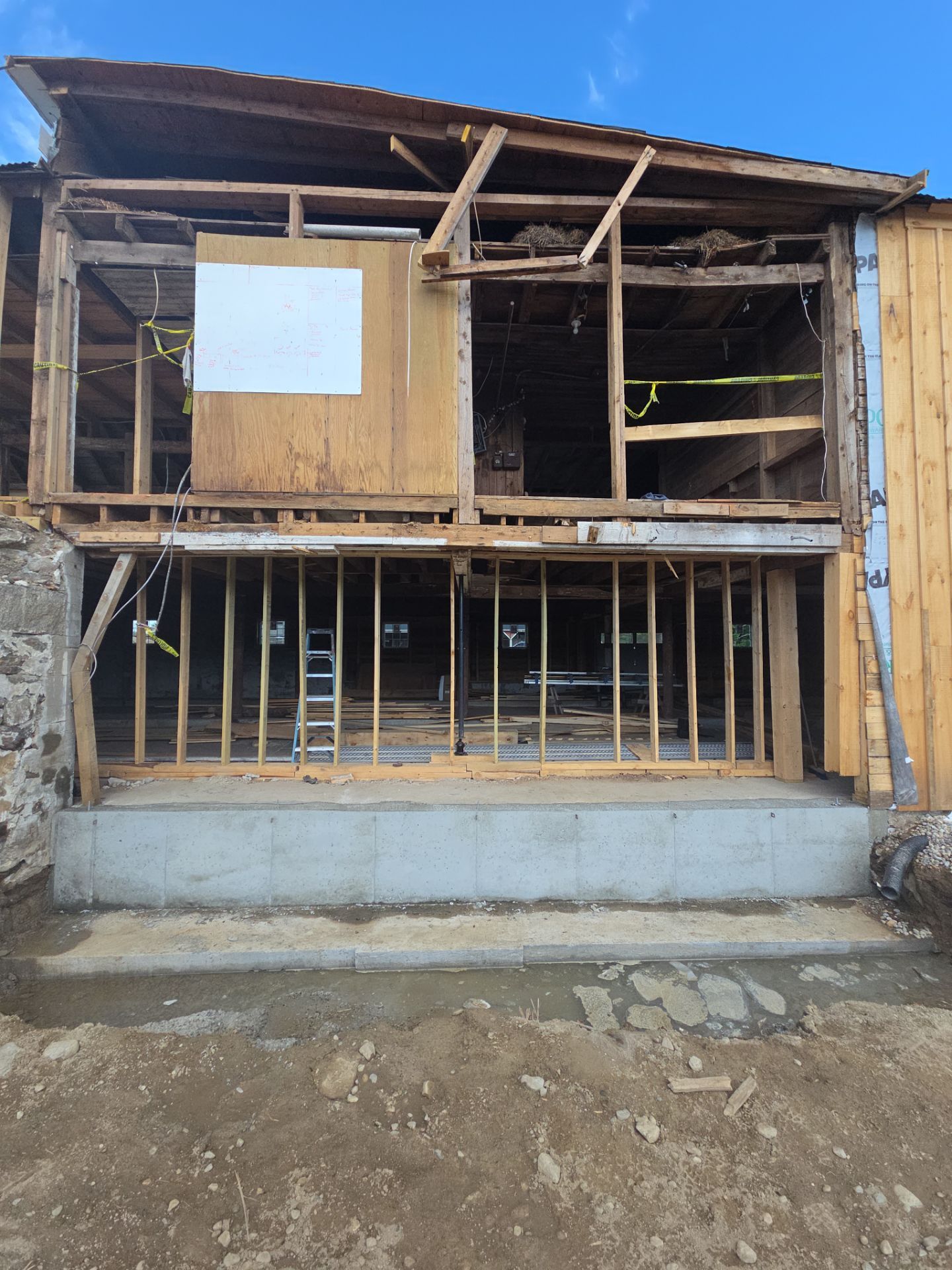 Barn Restoration and Board-and-Batten Siding Installation in Hansons Ridge by B's Roofing & Construction LLC