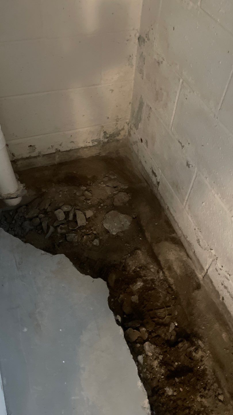Targeted Drain Tile for Annie by Waterproofing Northeast