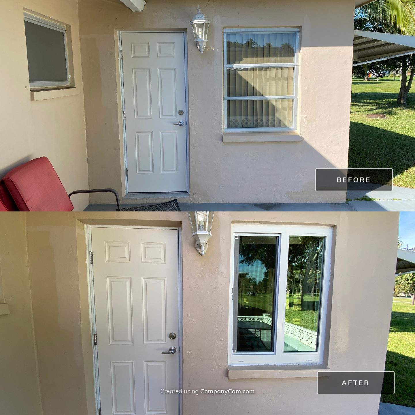 Tamarac Residential Entry Door and Aluminum Window Installation Project by The Door Doctor of South Florida, Inc.