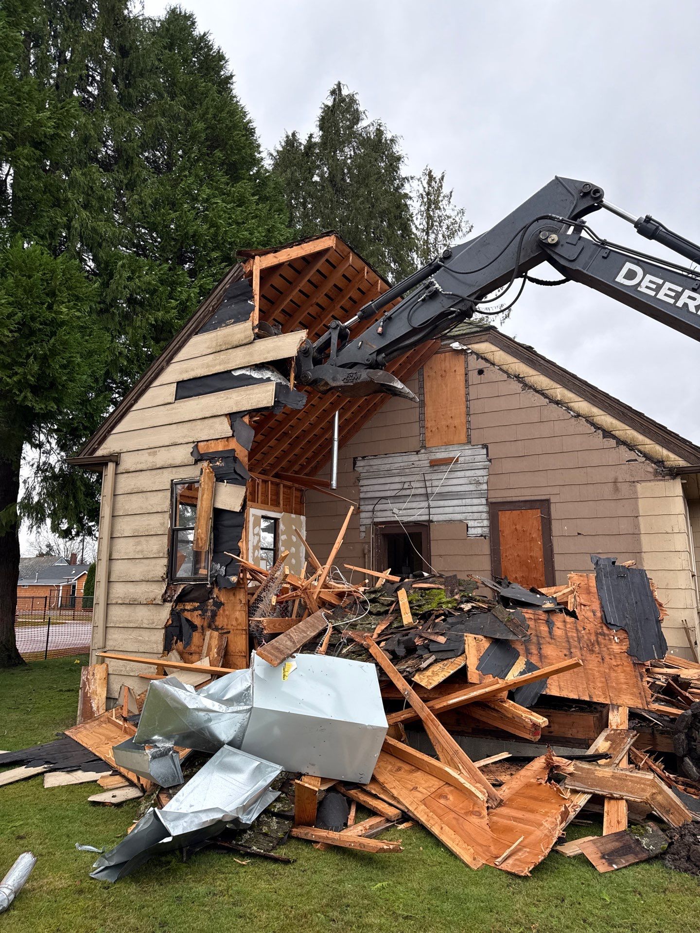 Structure Demolition and Site Clearing in Sedro-Woolley by Janicki General Contracting