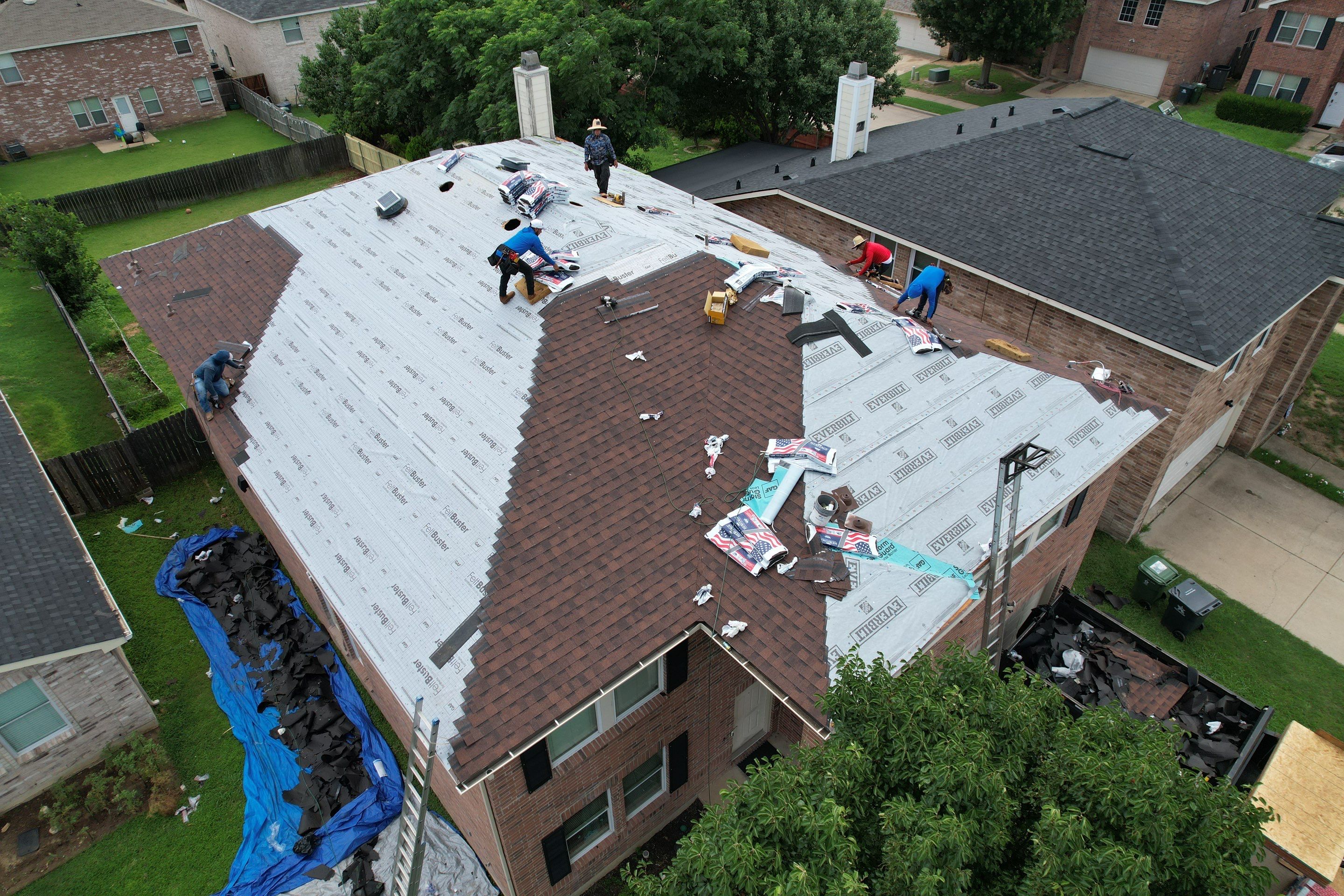 Project in Arlington  by Zeus Exteriors