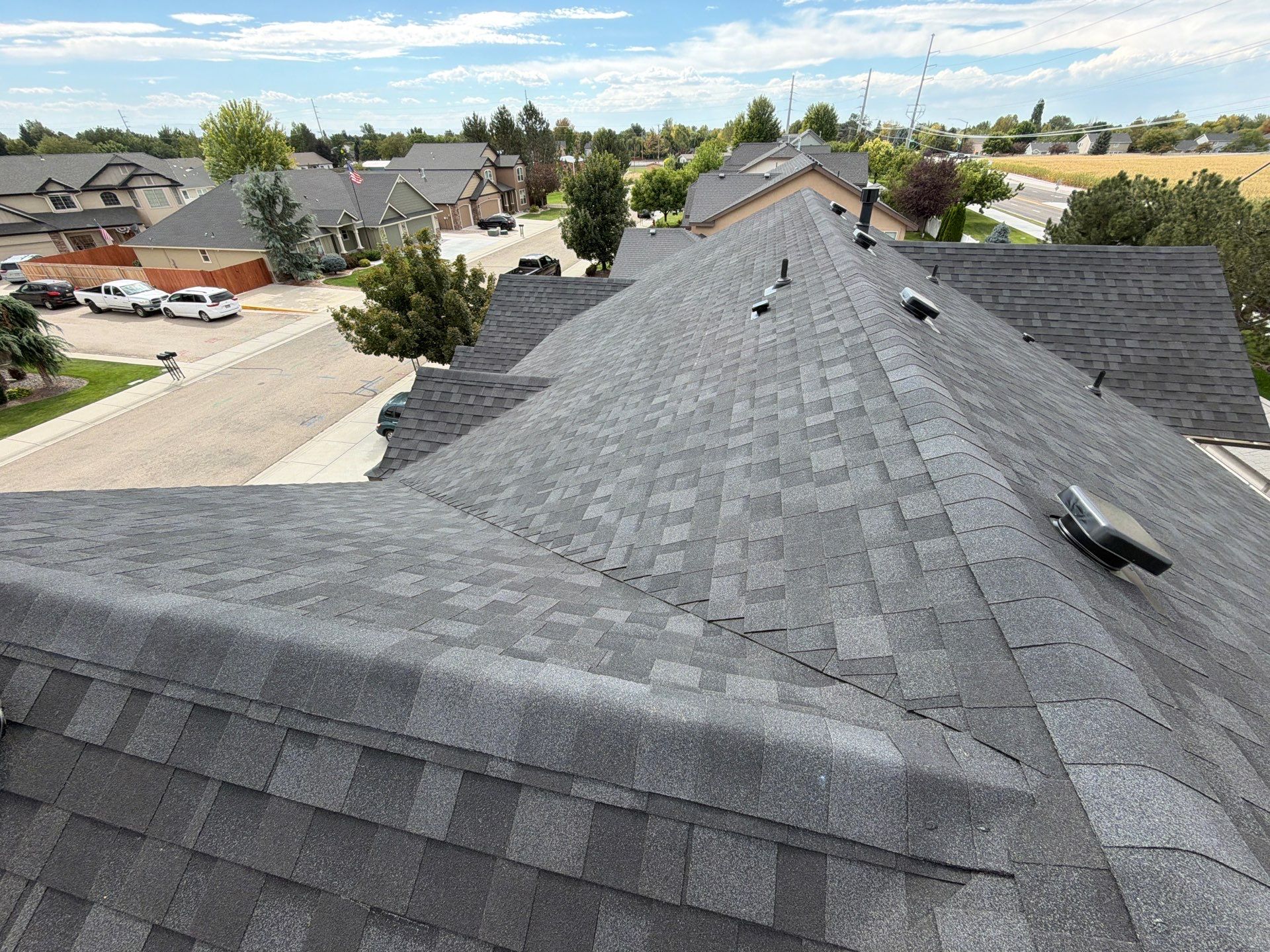 Full Residential Roof Replacement with Architectural Shingles in Meridian by Olive Roofing