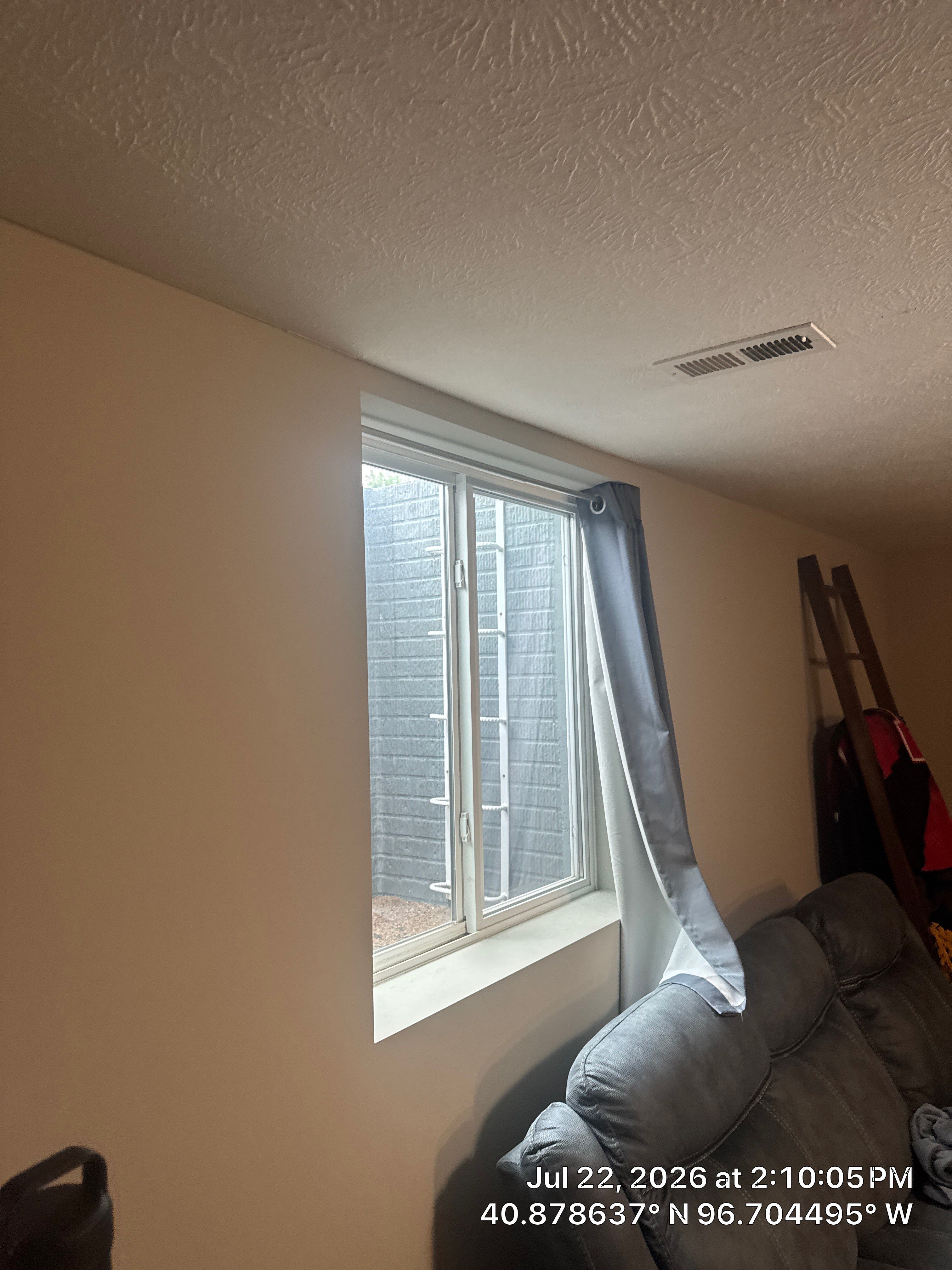 Basement Egress Window and Safety Ladder Installation in Lincoln by CompanyCam Sales Demo