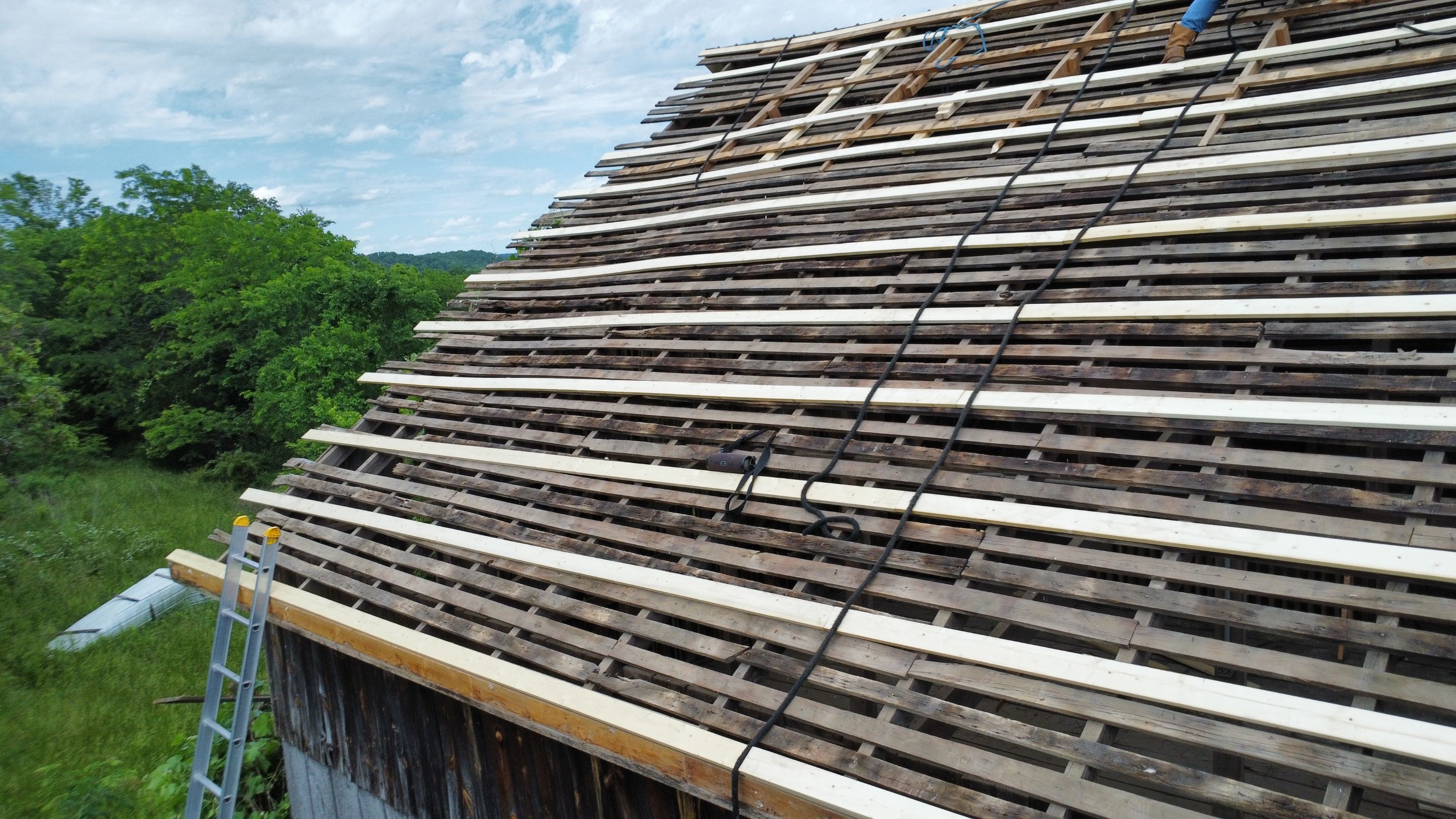 29 Gauge G-Rib Metal Roof Install - Color Evergreen  by Titan Commercial & Residential Roofing 