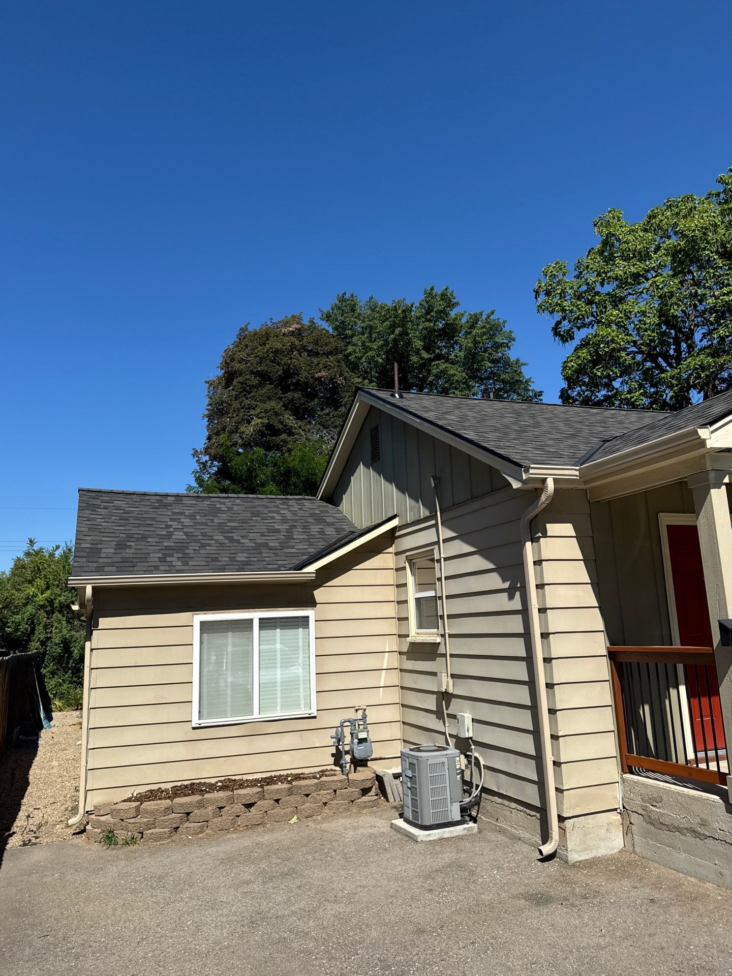 Residential Roof Replacement With Gray Architectural Shingles in Boise by Olive Roofing