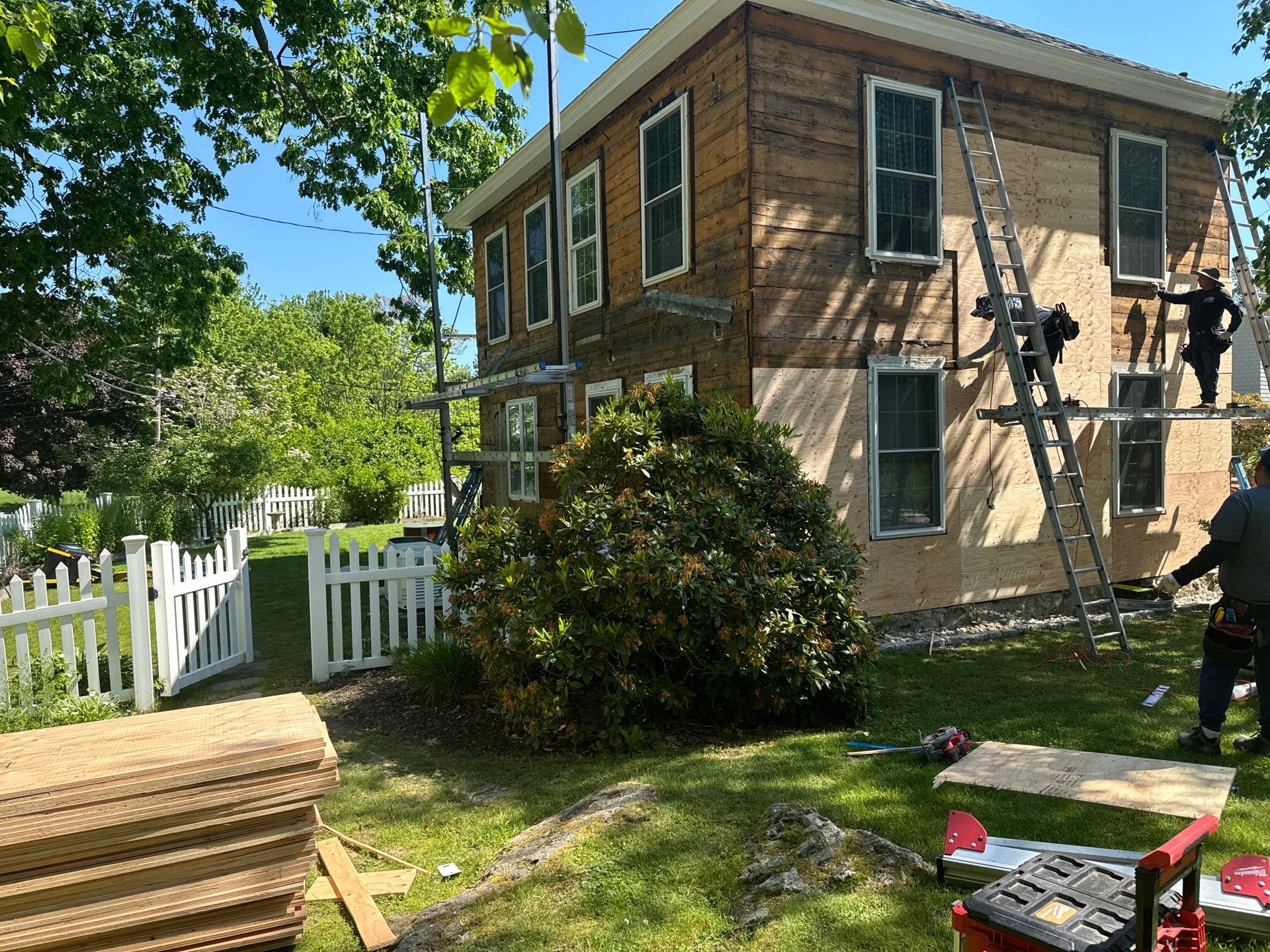 Everlast Siding, and New Asphalt Roofing in New Castle, NH by Tall pine roofing