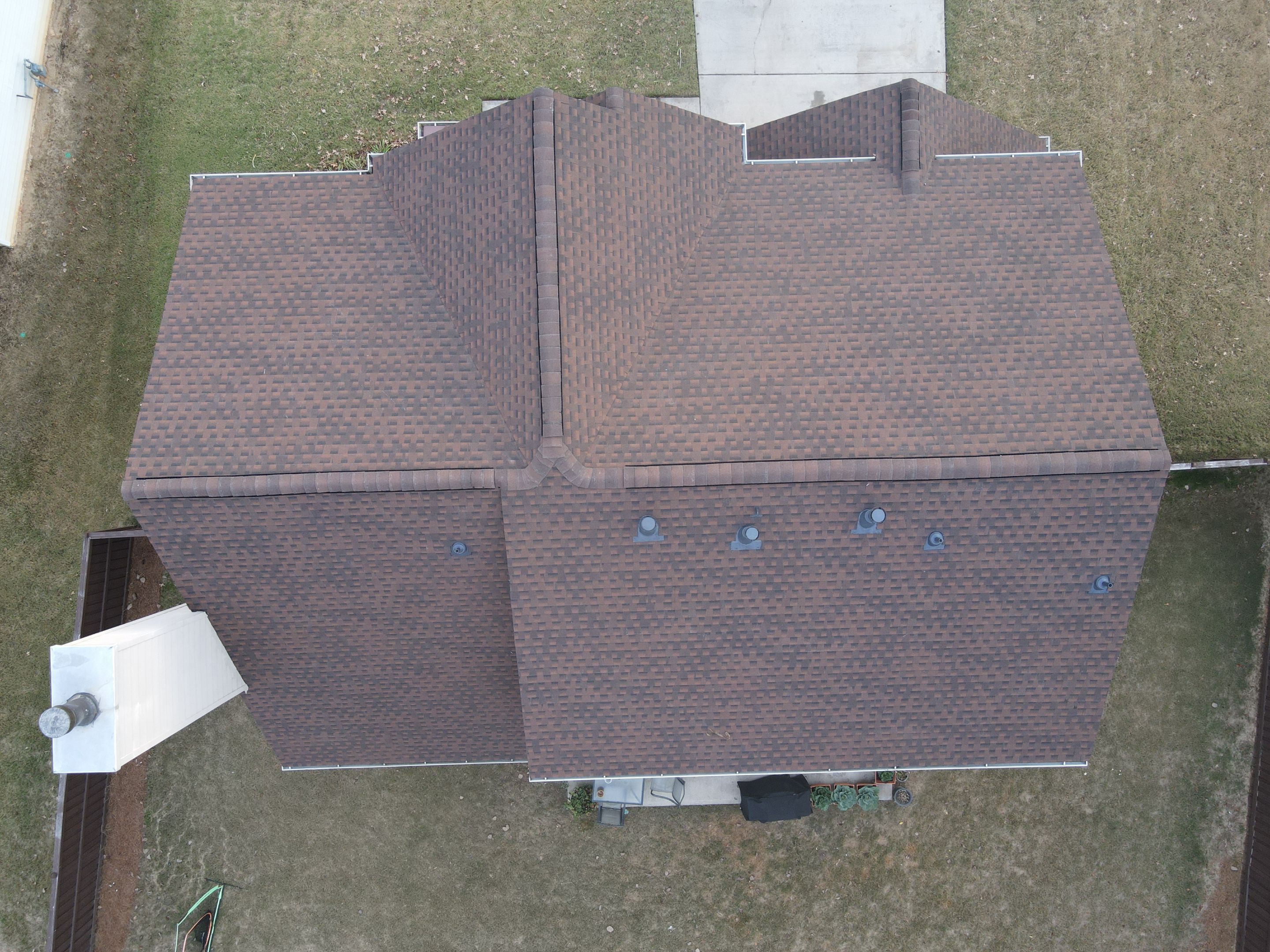 Residential Roofing Installation using Timberline HDZ Hickory  by Inspector Roofing and Restoration