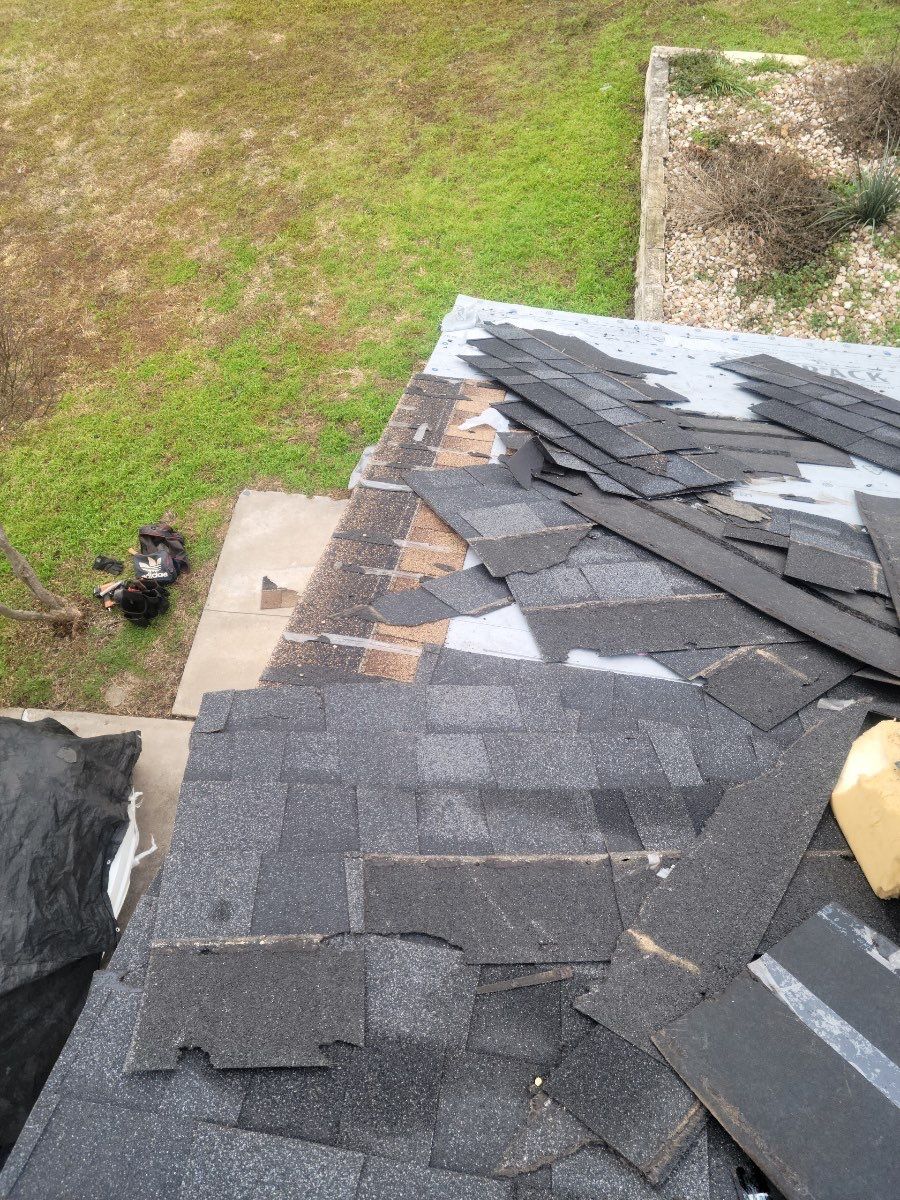 Architectural Shingle Roof Replacement and Interior Restoration in Round Rock by Caliber Restoration LLC