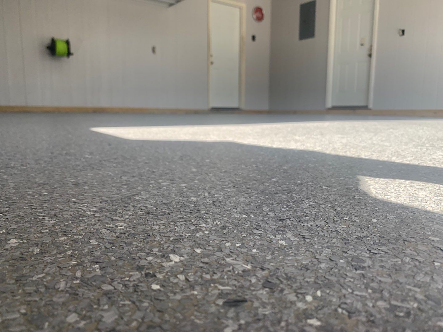 Garage Floor using Granite by Your1DayFloor.com