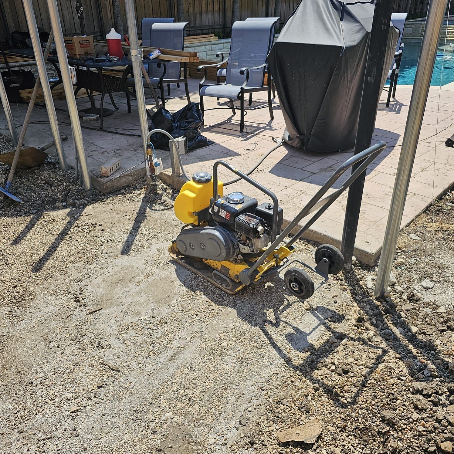 Fence & Concrete Patio by EL-GC LLC 