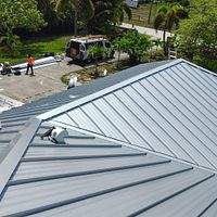 24ga 1.5" Mechanical Seam Mill Finish by Total Roofing System The Metal Roof Experts