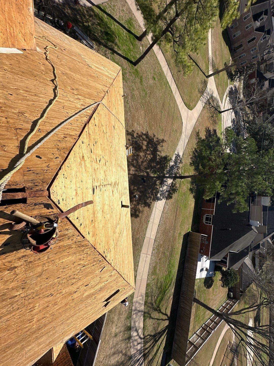 Residential Roofing Installation using Owen's Corning Duration (Lifetime) Shingles by Roof Repair Company