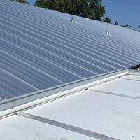 26ga 1" Nail-Strip Mill Finish  by Total Roofing System The Metal Roof Experts