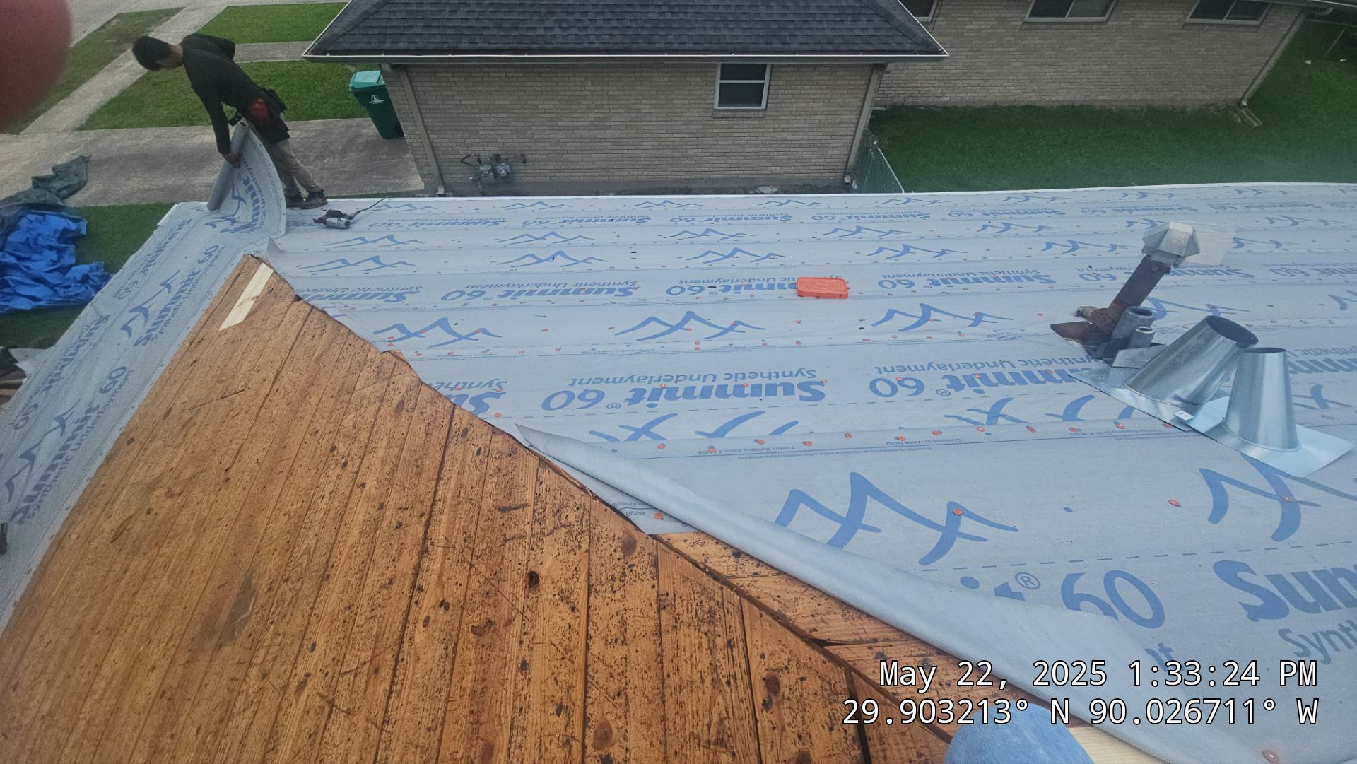 Project in Terrytown by Robertson Roofing & Siding Inc