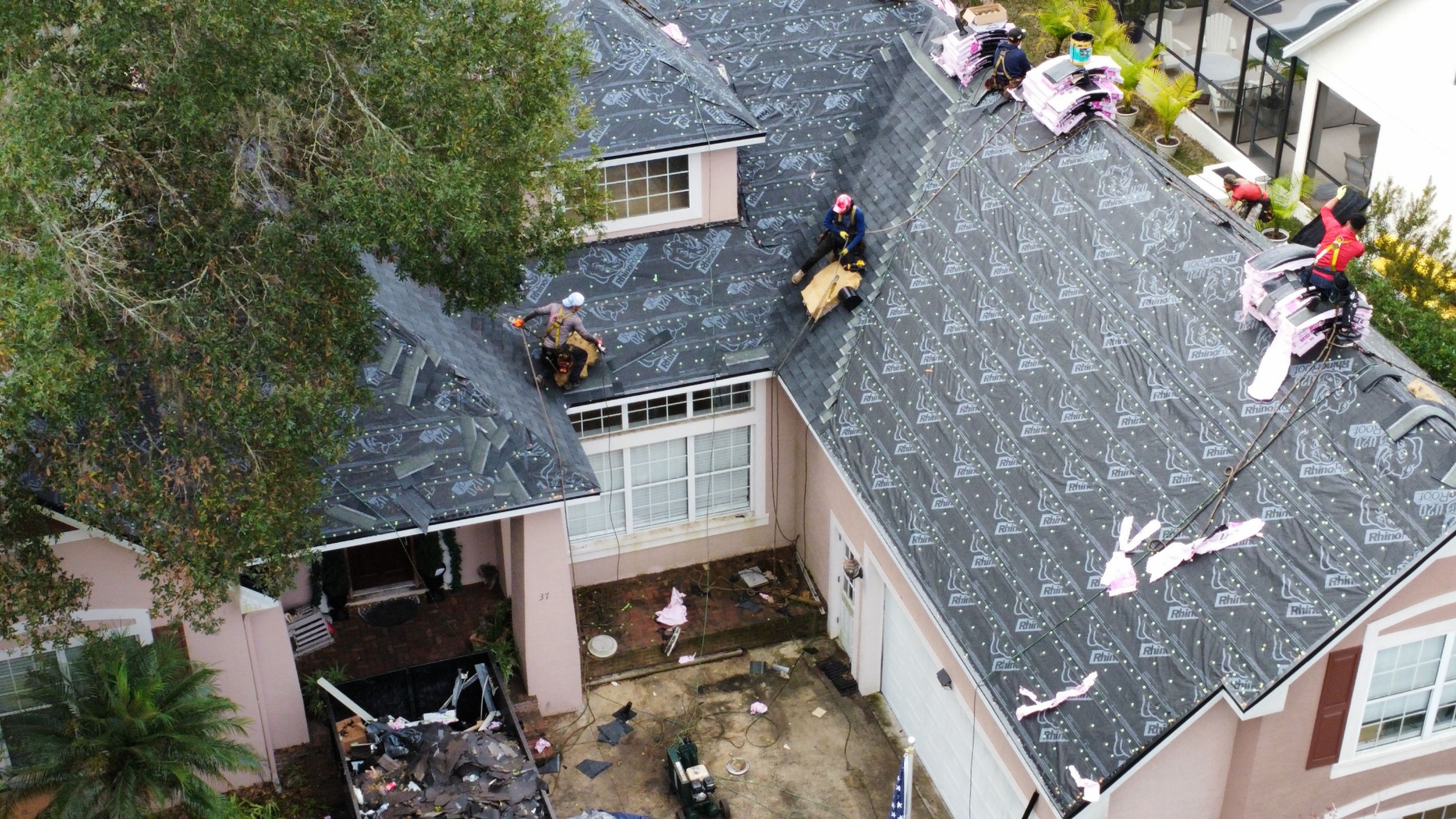 Full Residential Roof Replacement and Re-Decking in Flagler Beach by Trinity Restoration and Roofing LLC