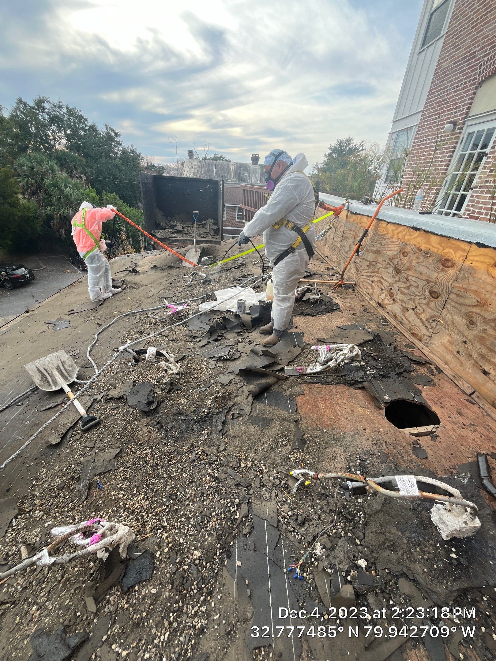 Asbestos Roofing Abatement by EAS Environmental, LLC.