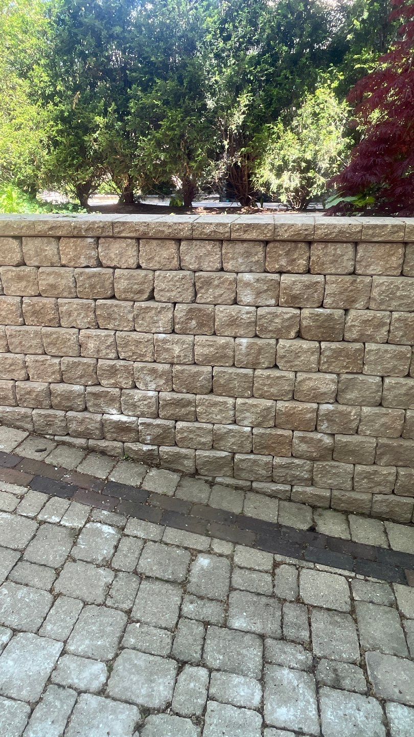 Glencoe, IL brick paver cleaning and stone cleaning by Northern Power Washing LLC.