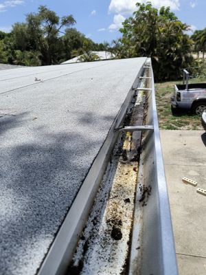 Seamless Galvalume Gutters Installation using Galvanized Gutters in Fort Myers FL