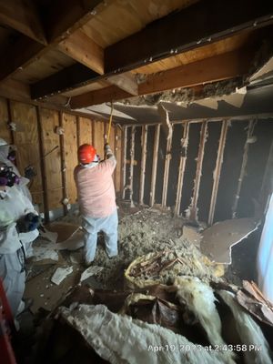 Fire Loss with Asbestos Abatement