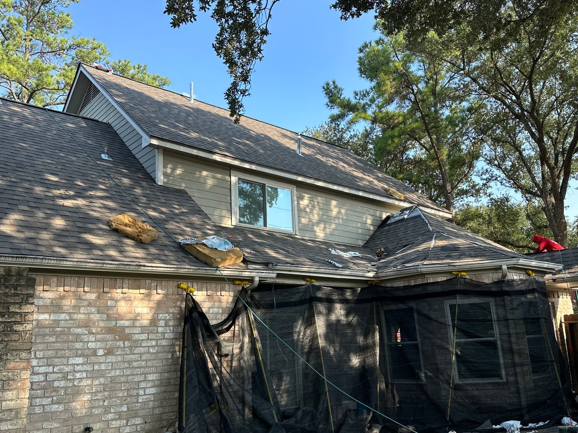 Project in Houston by Motion Roofing