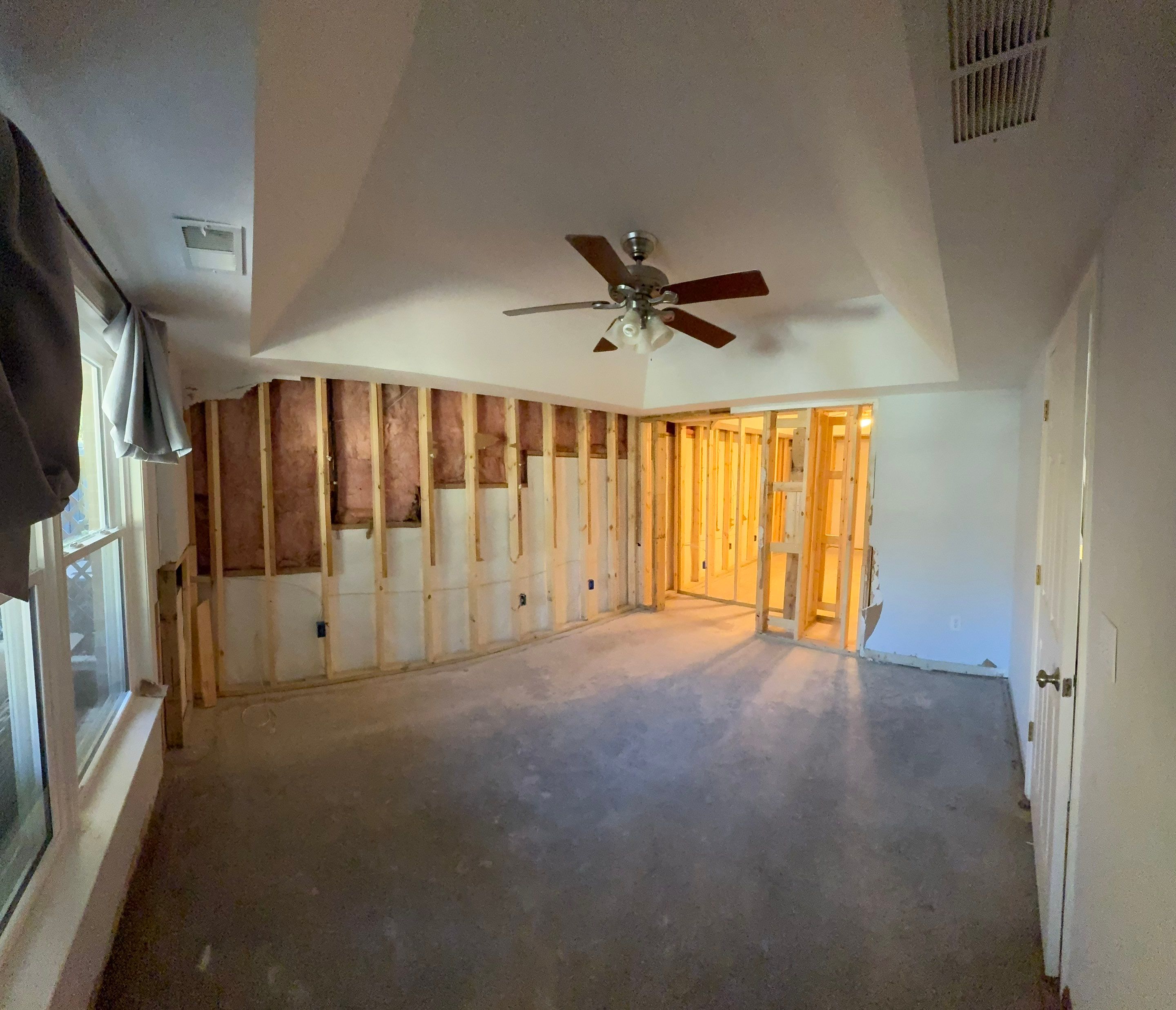 Full Basement Remodeling with Custom Flooring and Tray Ceilings in Marietta by Swift Home Renovations