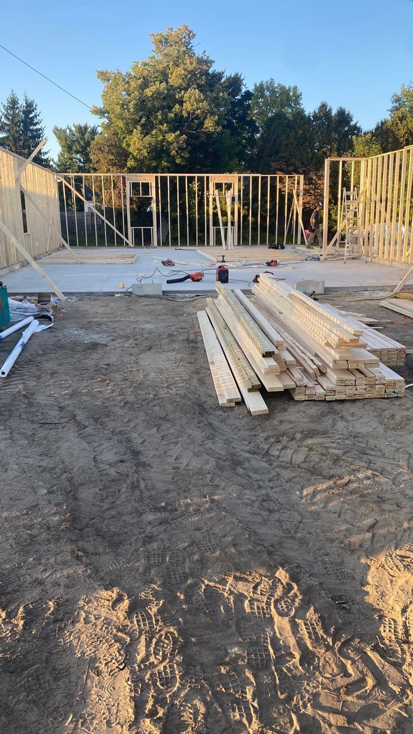 Garage & Addition (In Progress) by Avalon Roofing and Exteriors