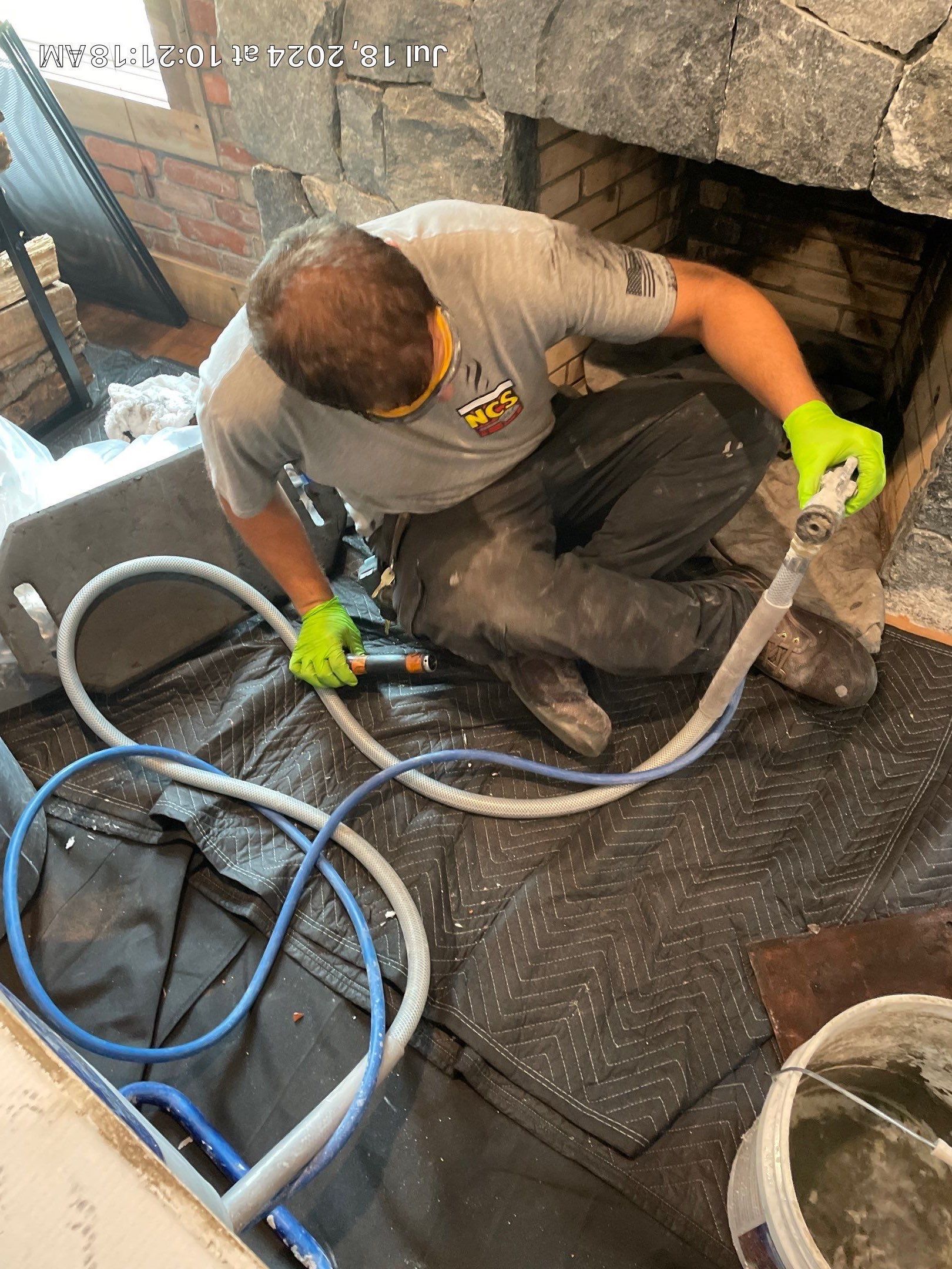 Project in Guilford, CT by Neighborhood Chimney Services 