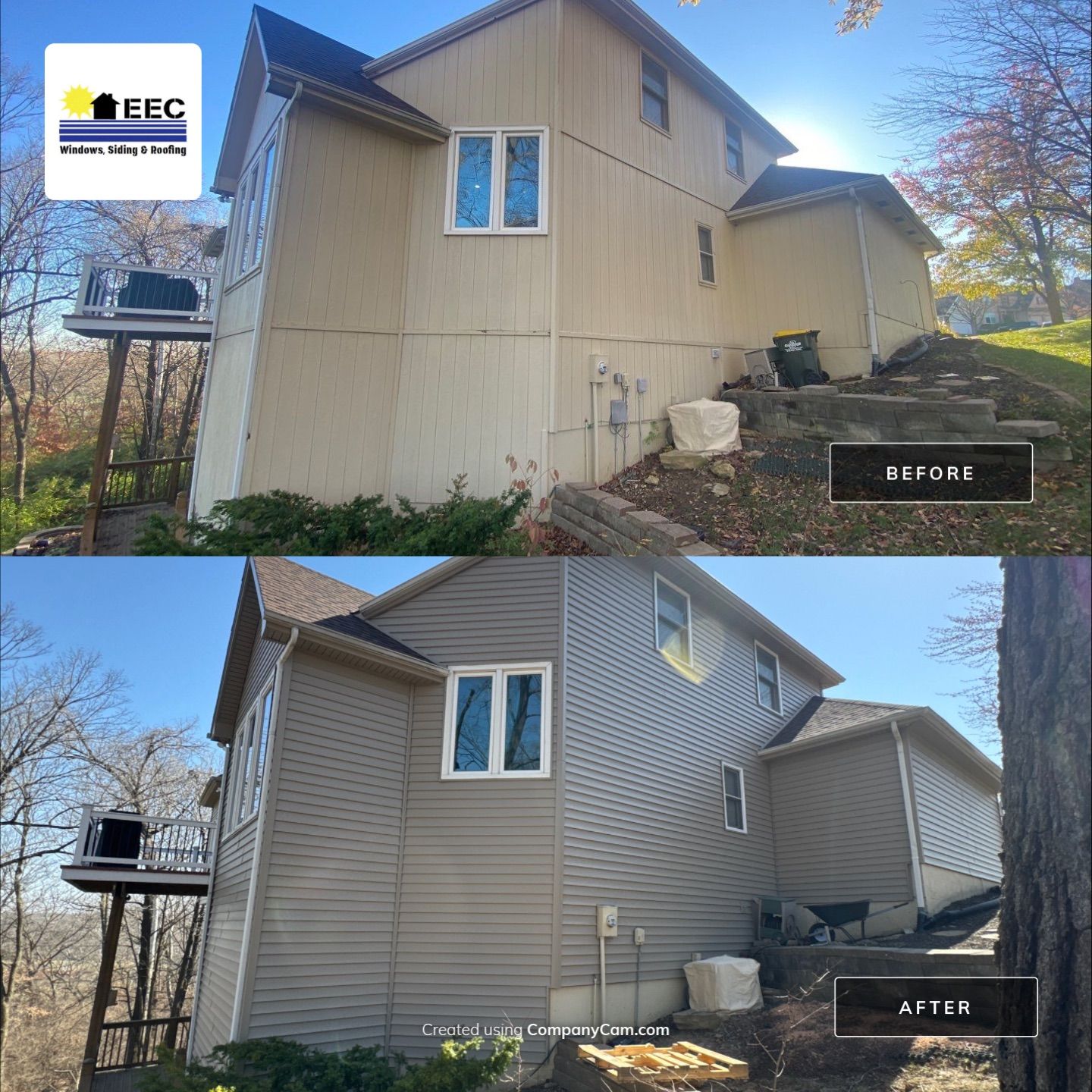 Siding Installation using Clay Market Square by EEC Windows, Siding & Roofing