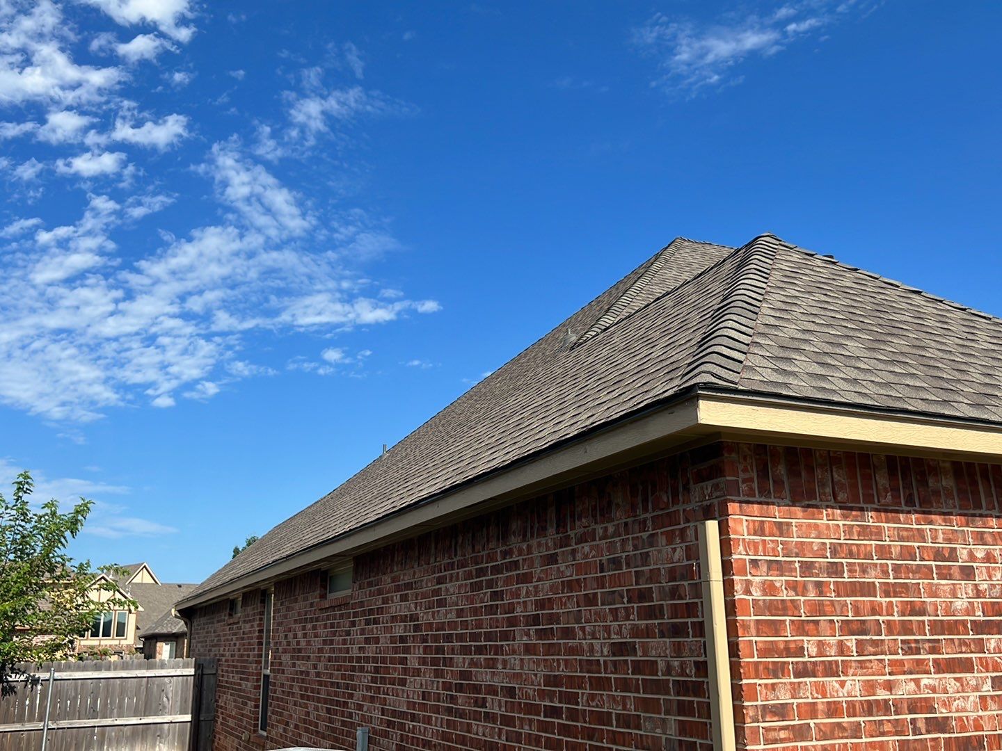 Reroof using GAF HDZ - Weathered Wood by Castillo Roofing