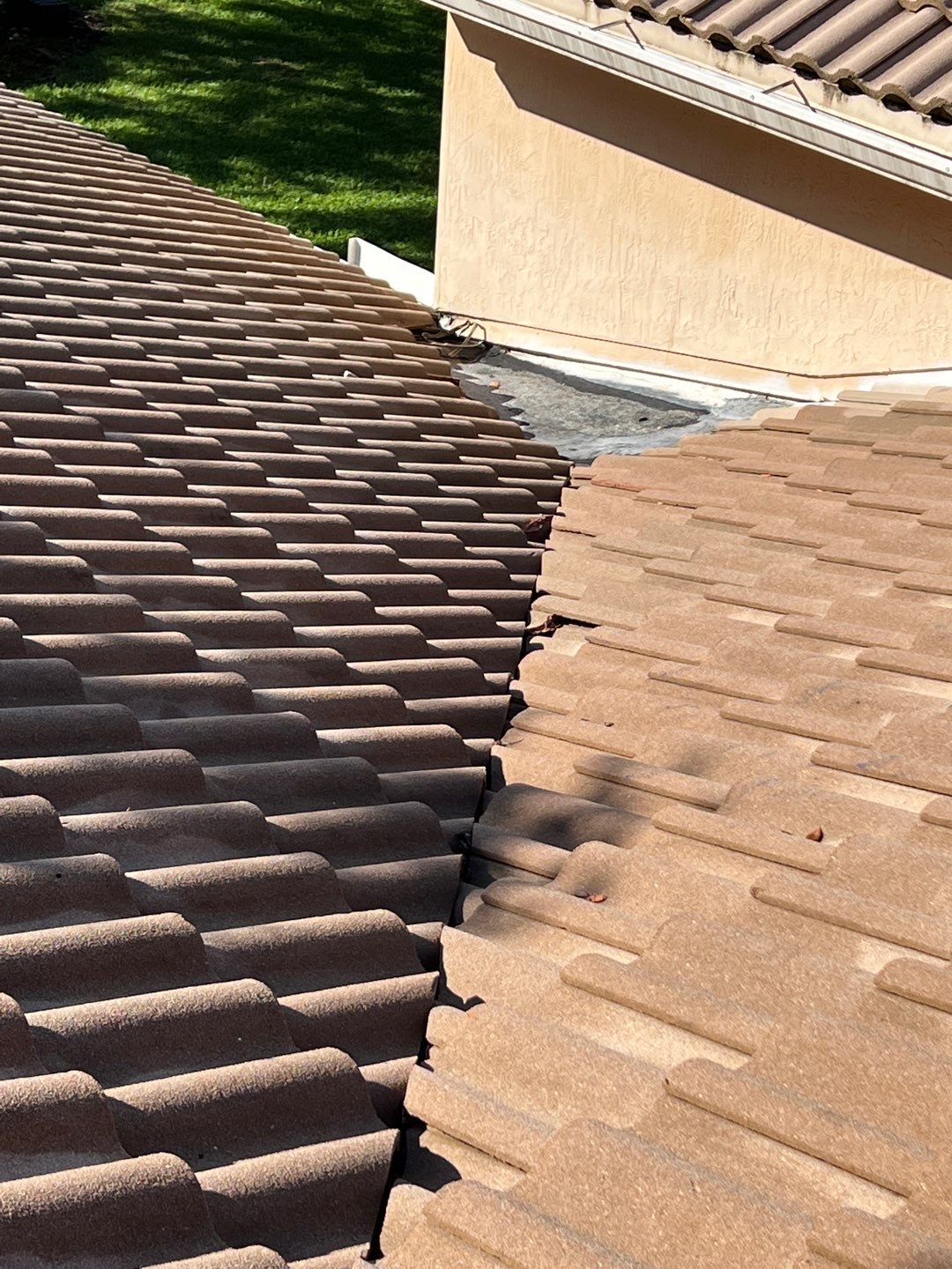 Concrete Tile Roof Leak Repair and Wood Decking Replacement in Parkland by Aastro Roofing