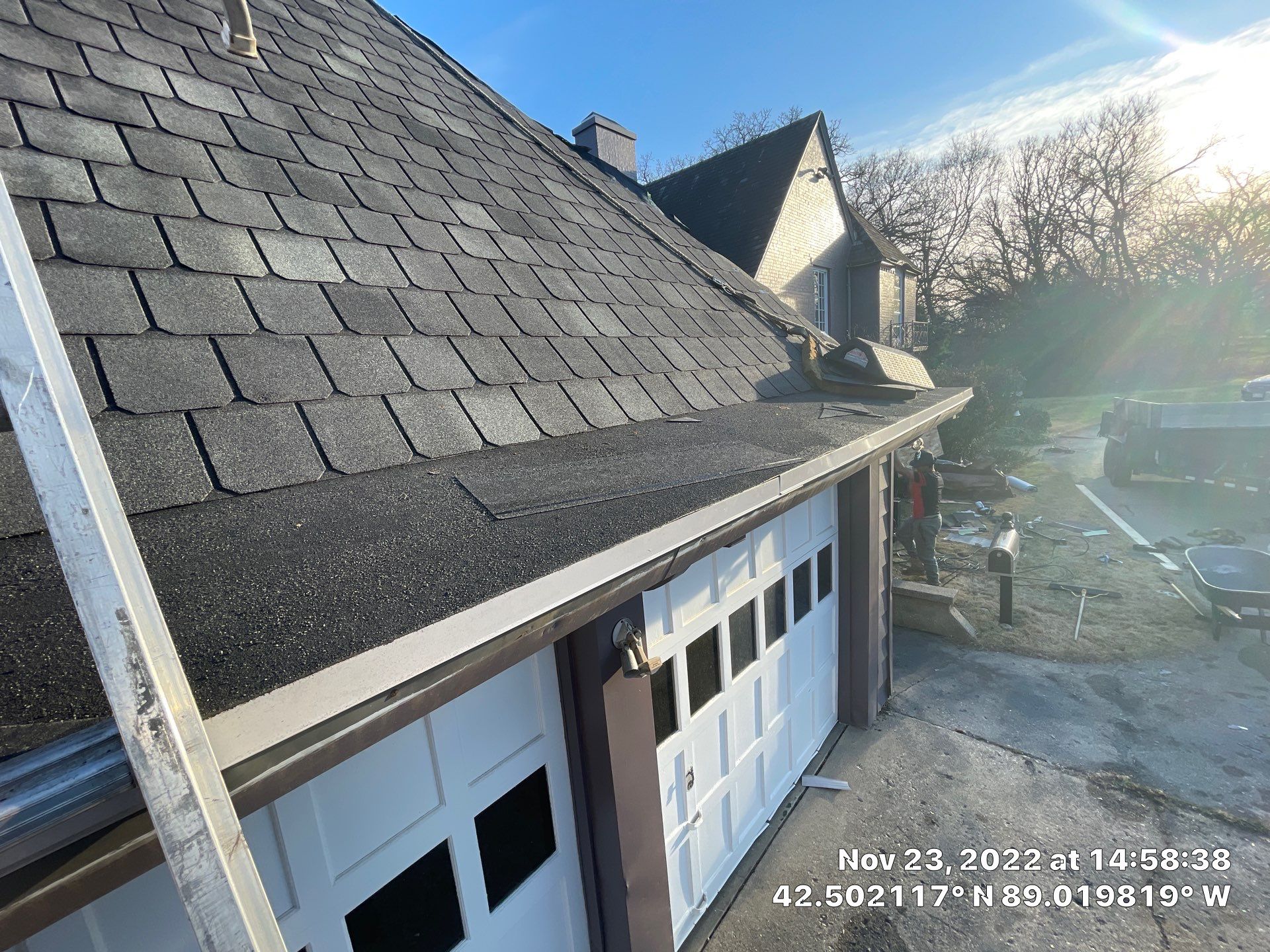 Slate Roof Removal using Atlas Storm Master Slate by Total Exteriors