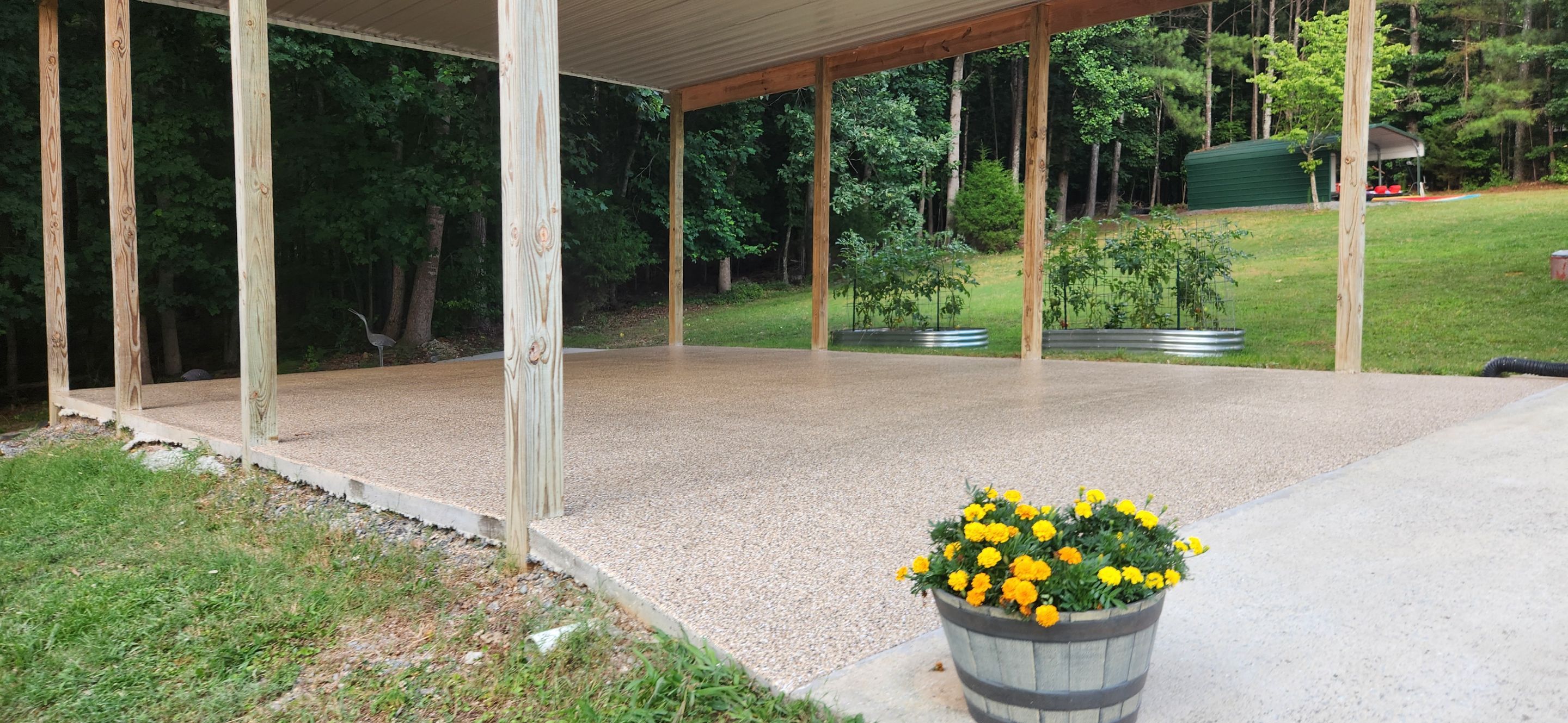 Carport and Gazebo Upgrade! by Elite Floor Solutions