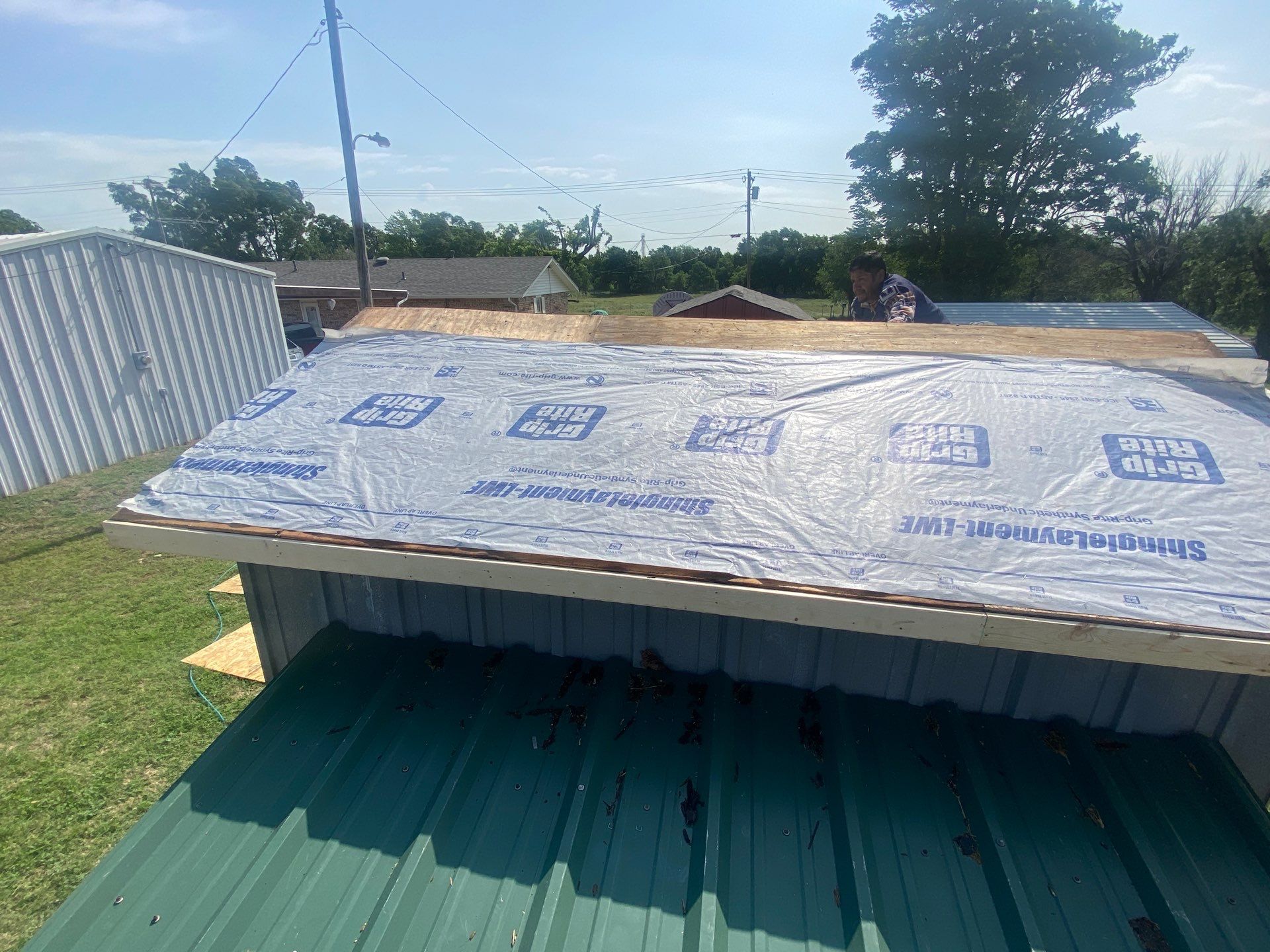 Roof Replacement Project in Geary, OK by Z Construction & Roofing, LLC