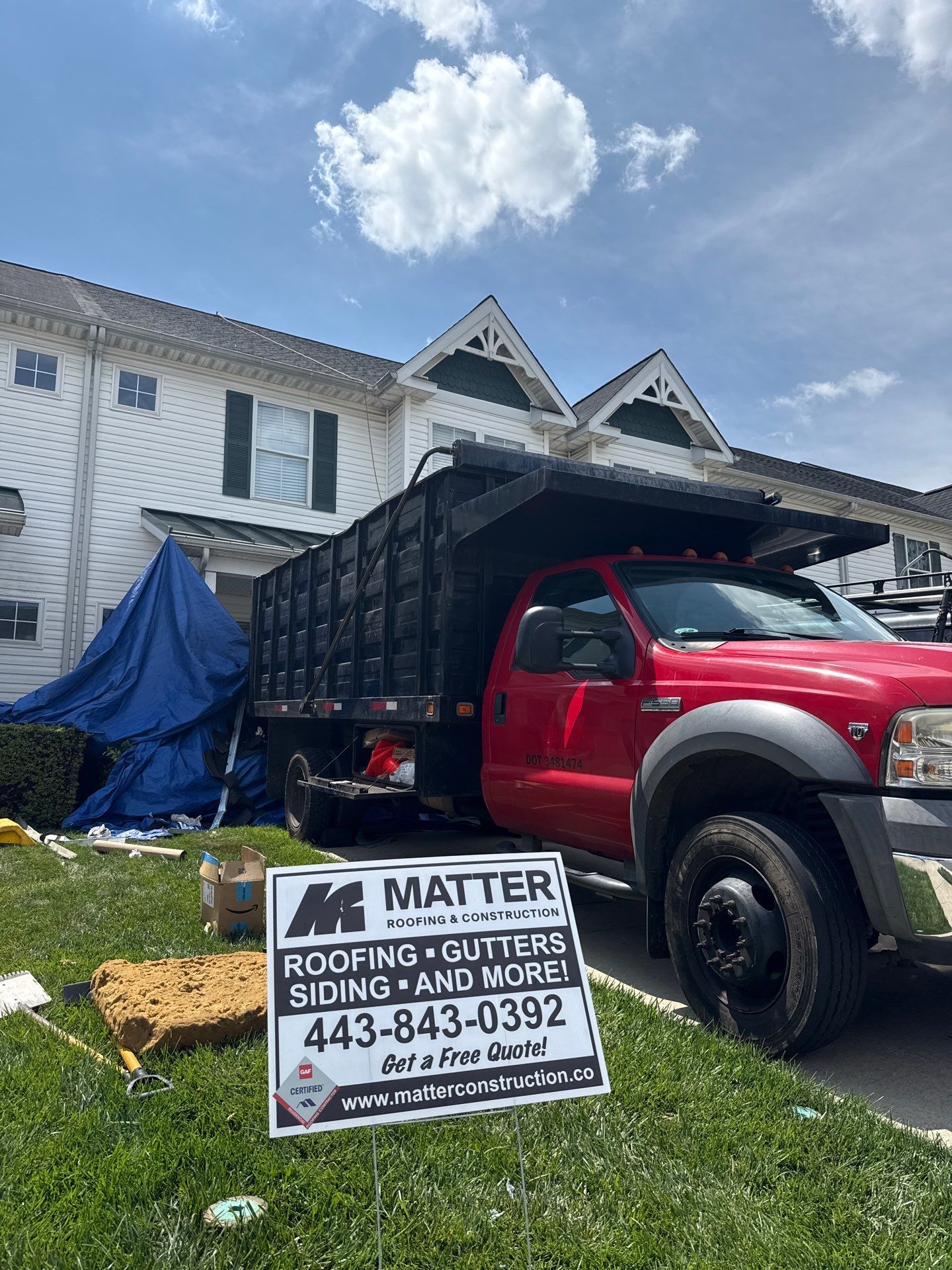 Residential Roofing Installation using GAF Timberline HDZ by Matter Roofing & Construction