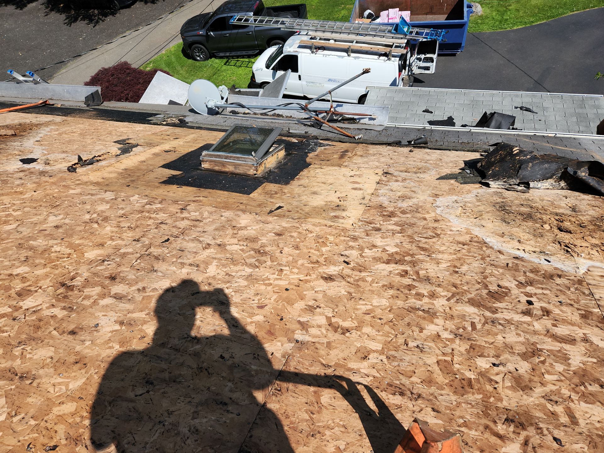 Residential Roofing Installation using Owens Corning TruDefinition Duration - Estate Gray by A Plus Exterior