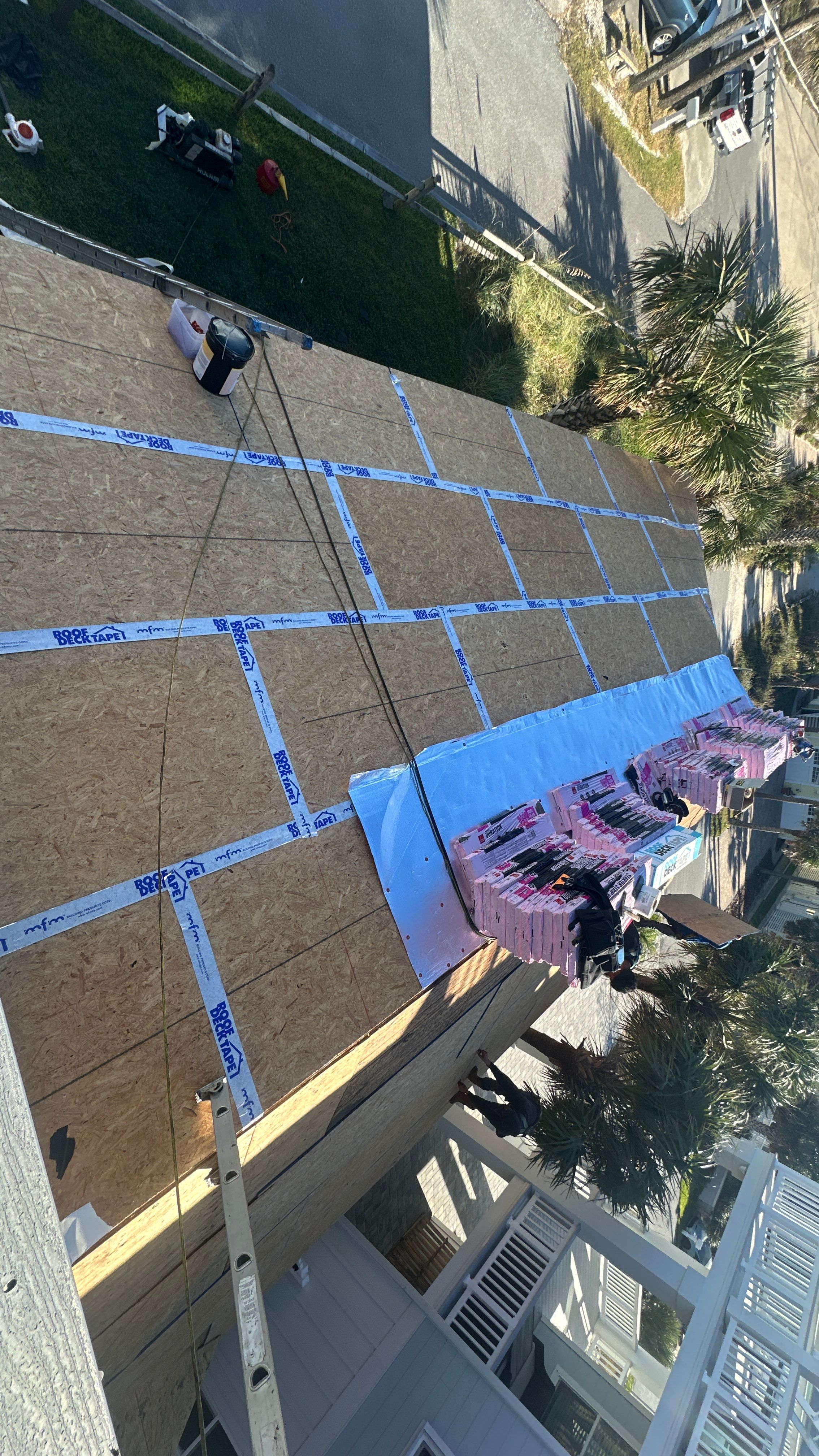 Residential Roofing Installation using Owens Corning TruDefinition Duration Shingles by Galaxy Builders, Inc.