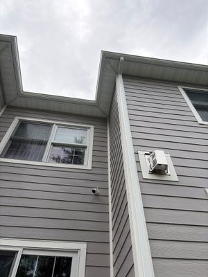 Gutter Cleaning in Florham Park, NJ — Gallo Bros job photo