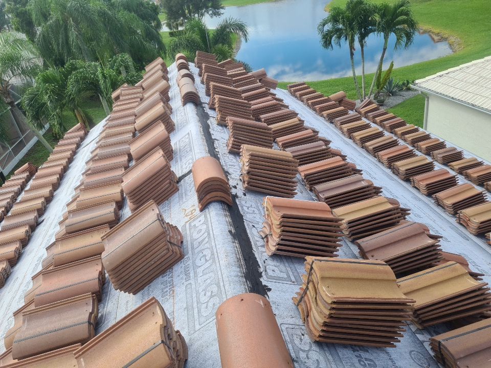 Residential Roofing Installation using Eagle Roofing Tile by BLUES BROTHERS ROOFING