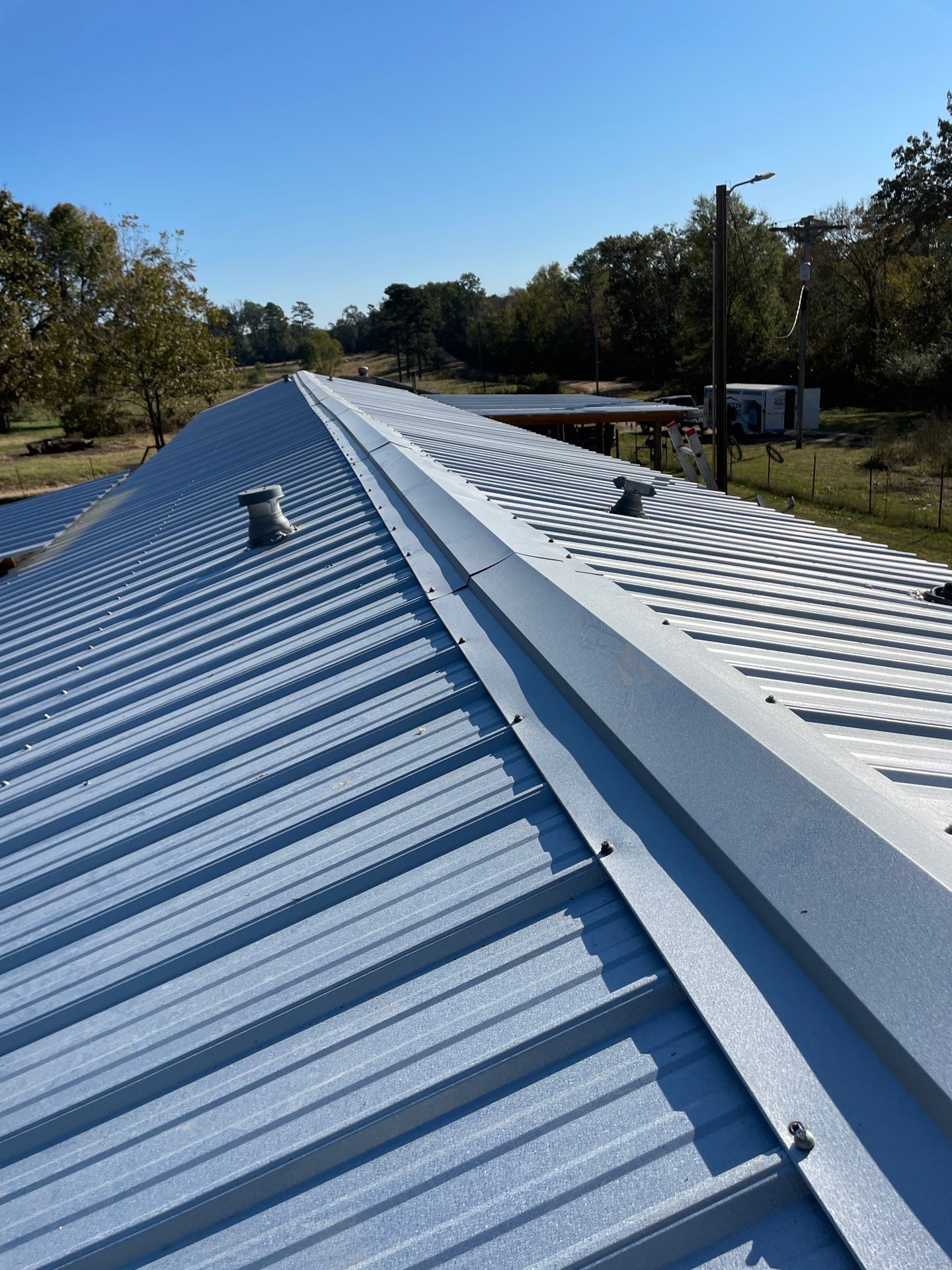 Residential Metal Roof Replacement: 26 GA. Galvalume by Hostetler Roofing