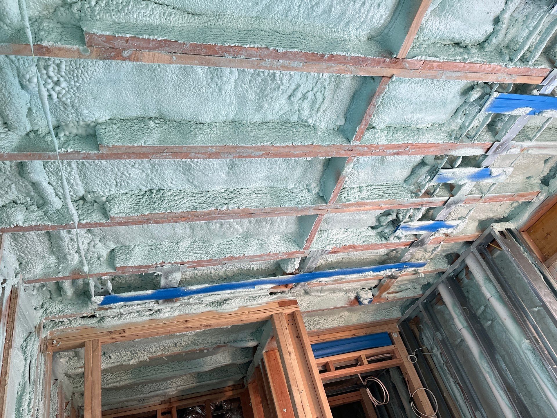 New Construction using Closed Cell Spray Foam by NYS Foam & Energy
