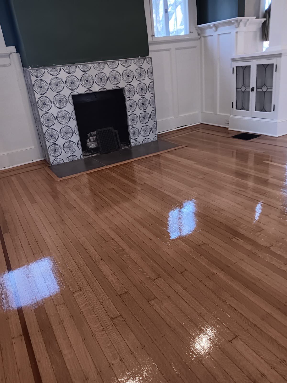 115 year old house - Oak refinish by Footprints Floors of East Atlanta