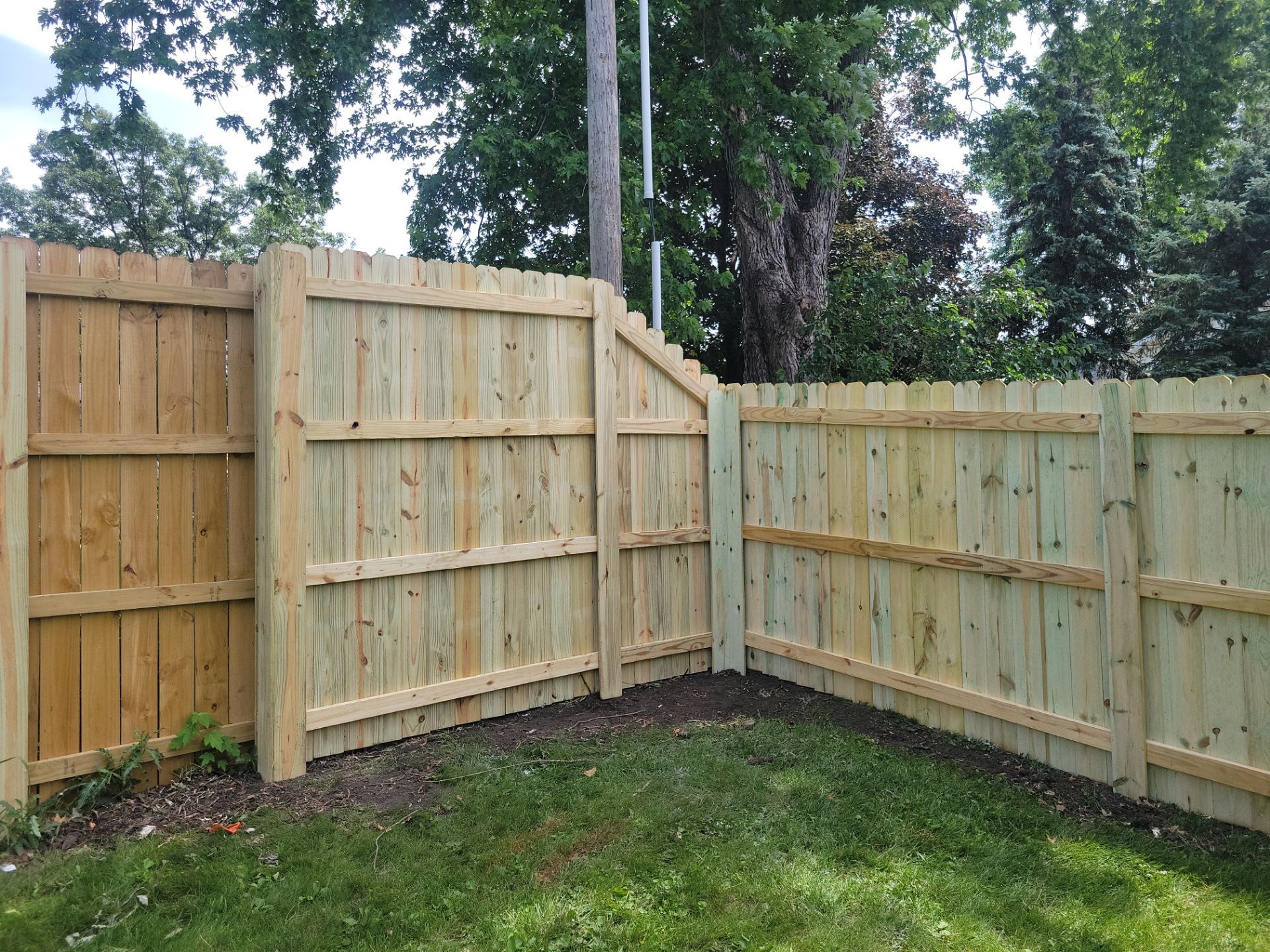 Project in Cedar Falls by Perfect Picket Fence and Stain