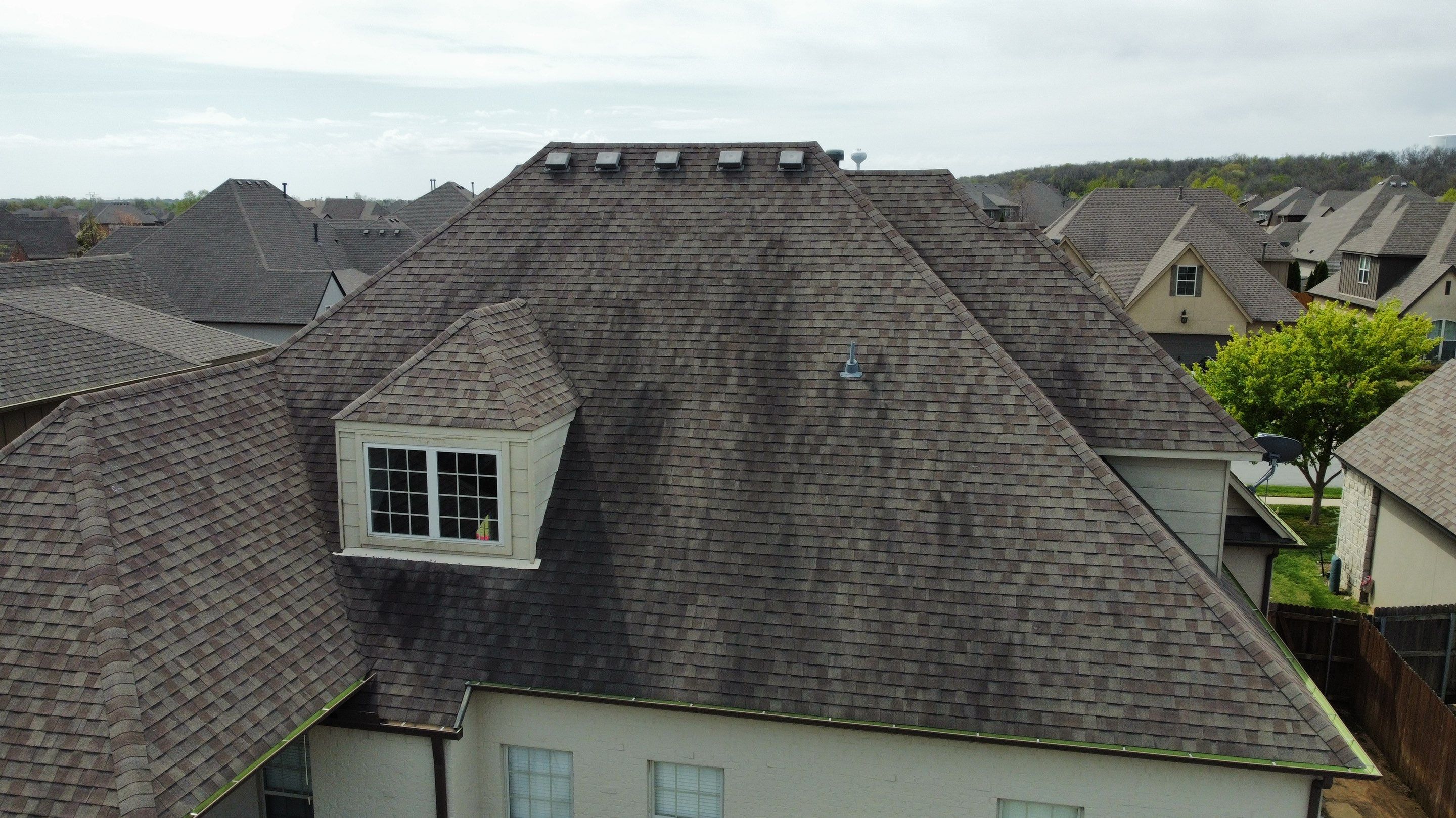 Residential Roof Replacement using Malarkey Vista (Weathered Wood) by Sentry Roofing