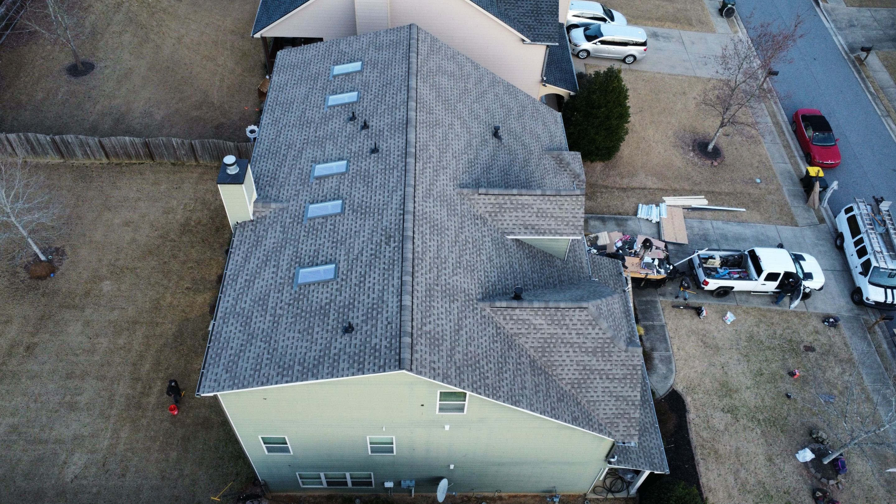 Cumming, GA Roof Replacment GAF Timberline HDZ Weathered Wood by Reset Roofing