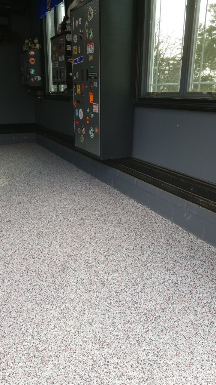 Garage in Domino and Cherry Bomb by Spectrum Painting, LLC