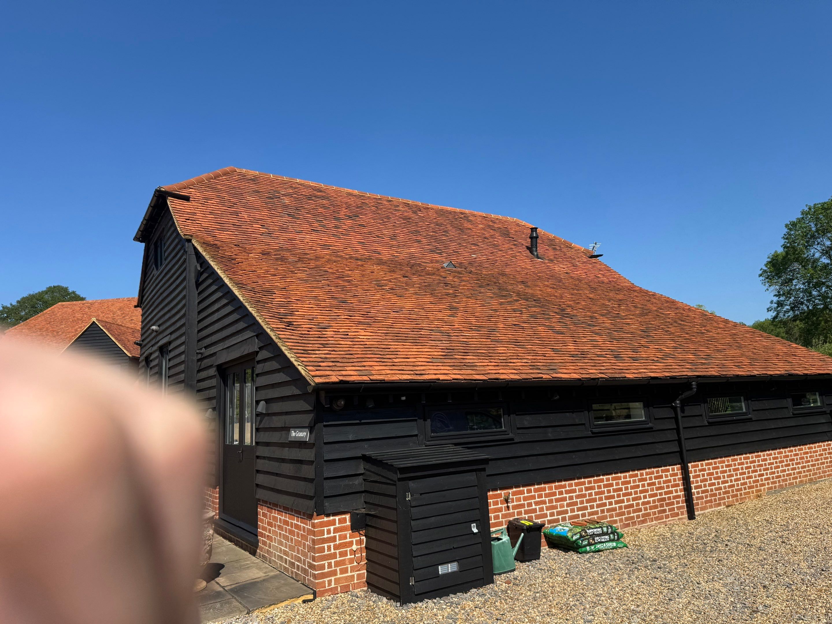 Roof Clean  - Moss Removal - Gutter Clean using Honda 15lpm Low Pressure Washing Machine by Ges Exterior Cleaning ltd