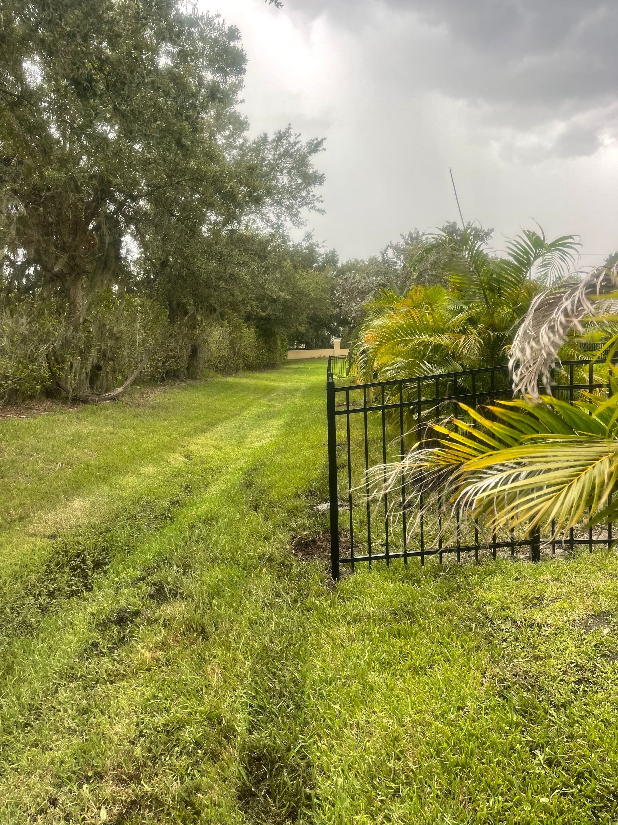 Bradenton, FL 4ft. Tall 3-Rail Black Aluminum Fence by Asap fence and gates, LLC