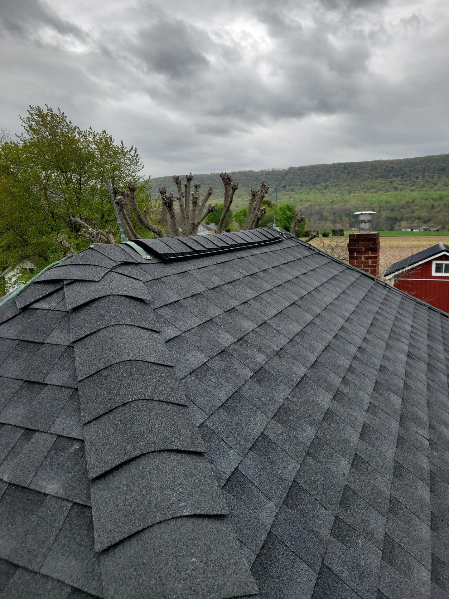Architectural Shingle Roof Replacement and Skylight Integration in Hegins by Esh Builders