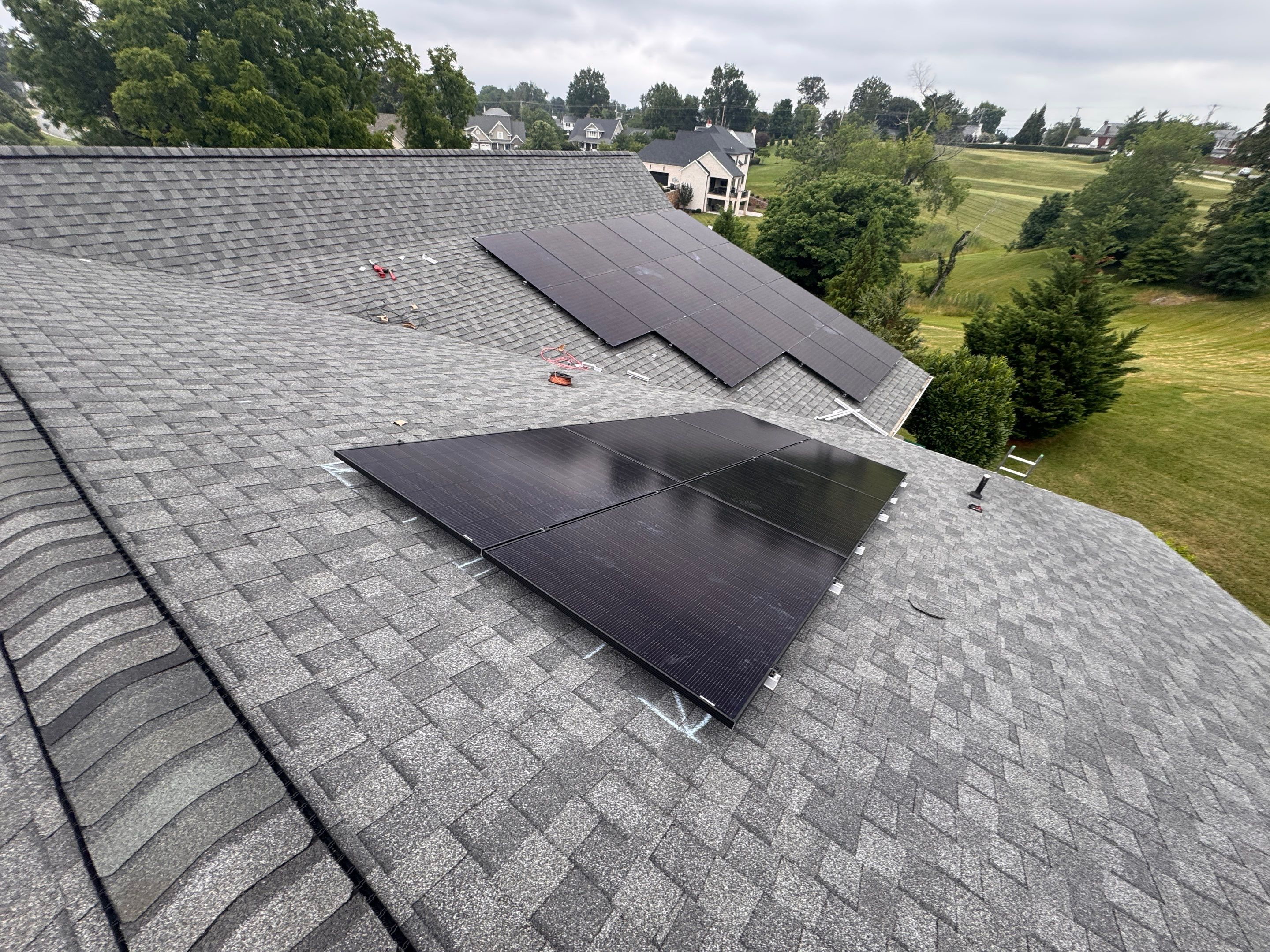 Project in Lynchburg by Trident Solar