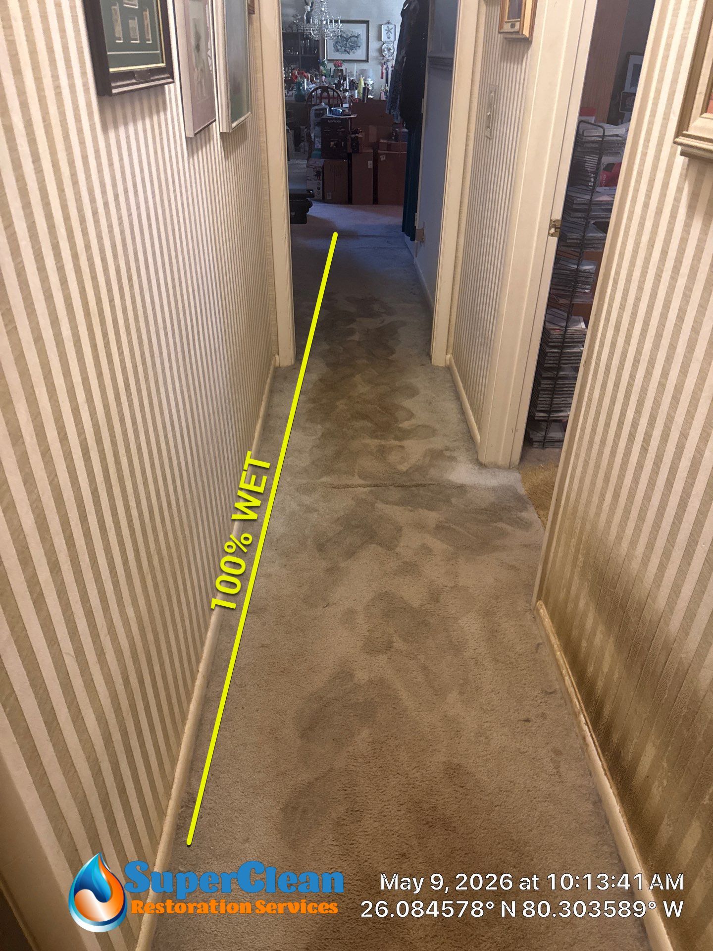 Water Damage Restoration and Structural Drying Services in Davie by SuperClean 